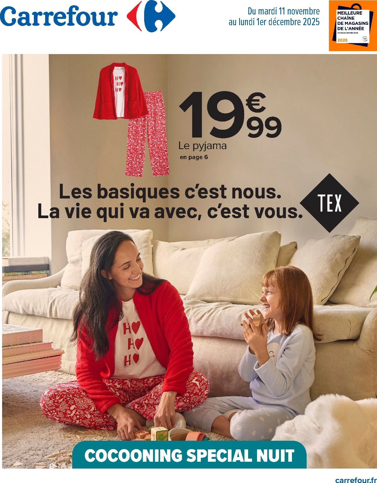 carrefour - Catalogue Carrefour - Textile valable du 11/11 au 01/12