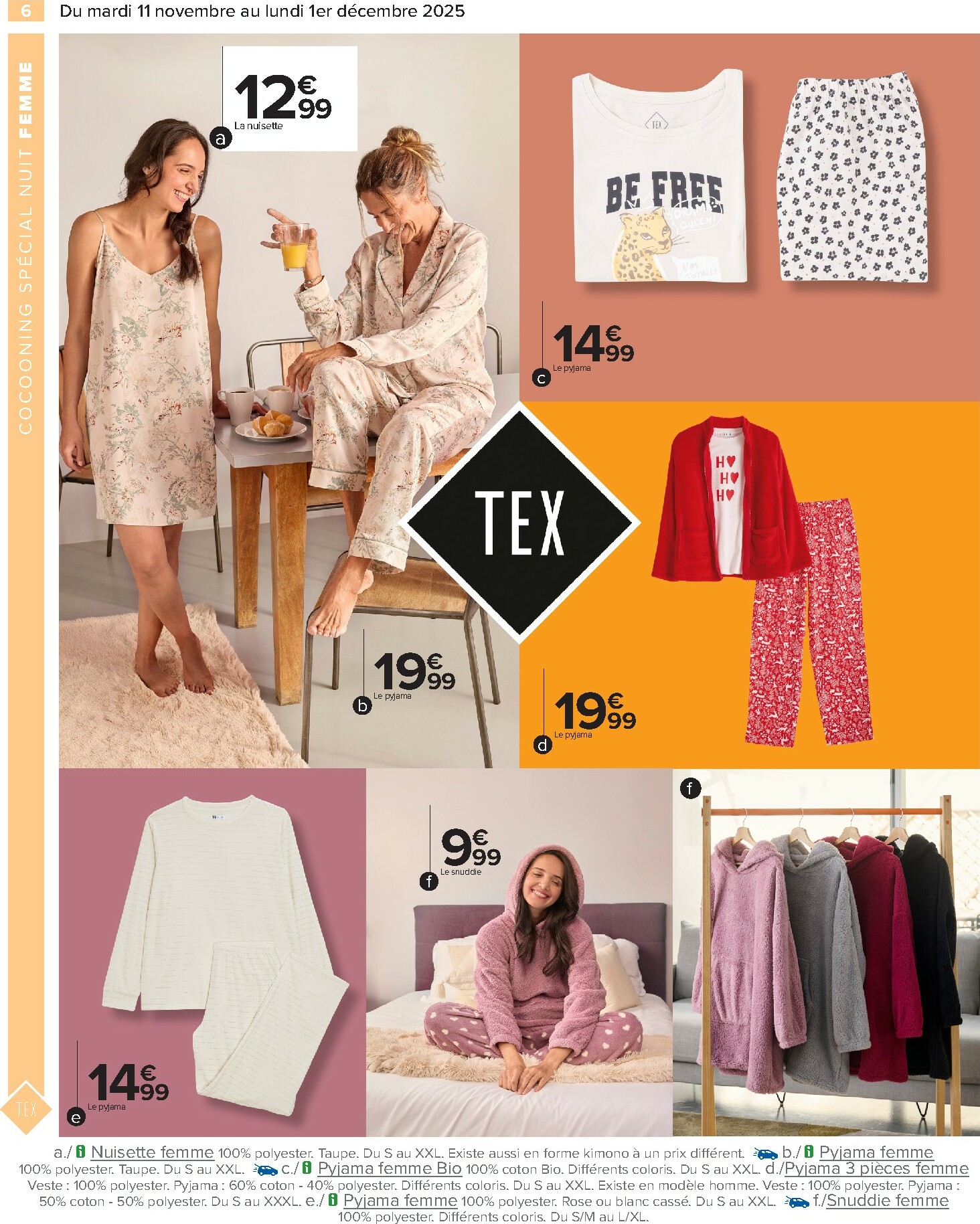 carrefour - Catalogue Carrefour - Textile valable du 11/11 au 01/12 - page: 8