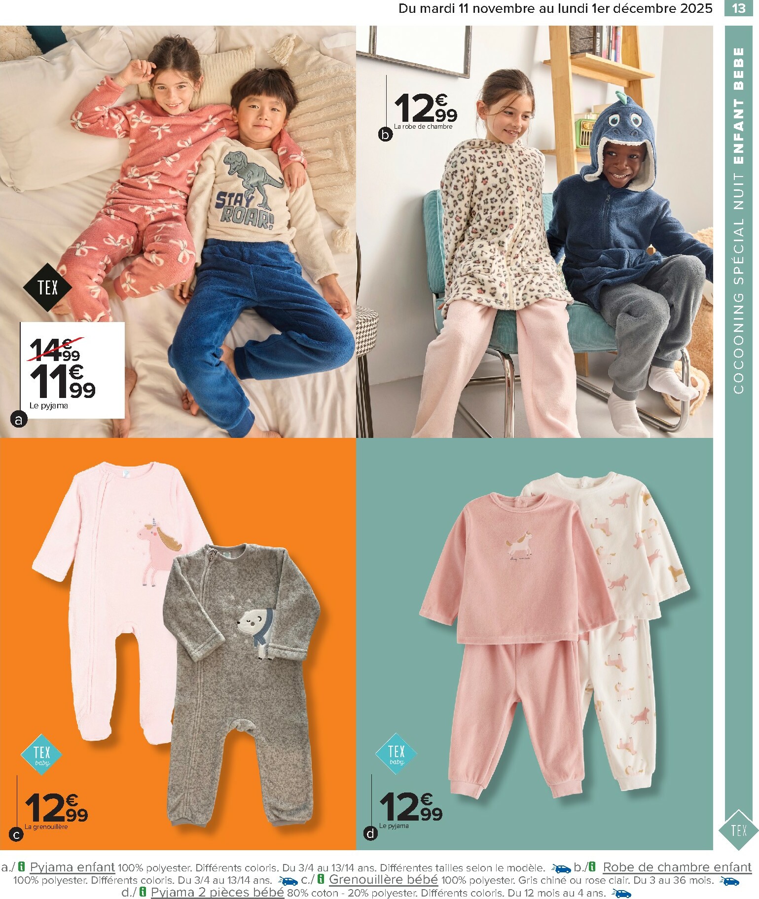 carrefour - Catalogue Carrefour - Textile valable du 11/11 au 01/12 - page: 15
