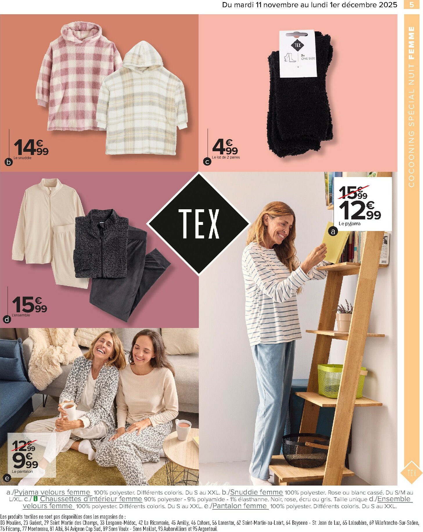 carrefour - Catalogue Carrefour - Textile valable du 11/11 au 01/12 - page: 7