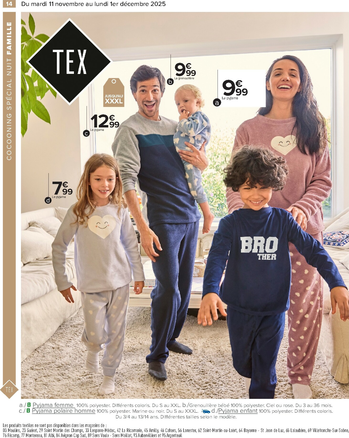 carrefour - Catalogue Carrefour - Textile valable du 11/11 au 01/12 - page: 16