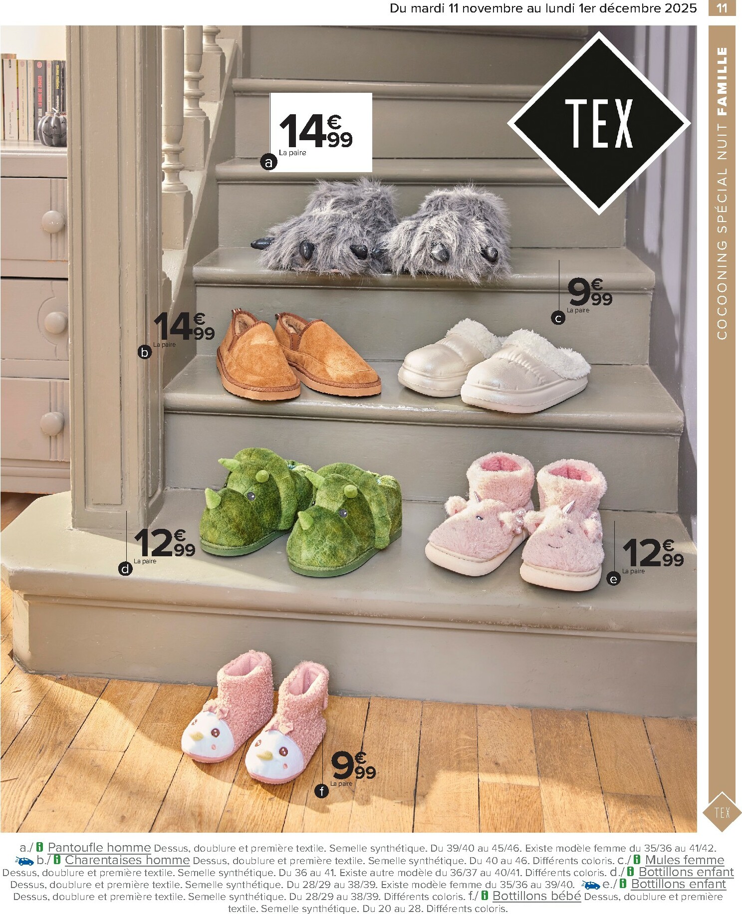 carrefour - Catalogue Carrefour - Textile valable du 11/11 au 01/12 - page: 13