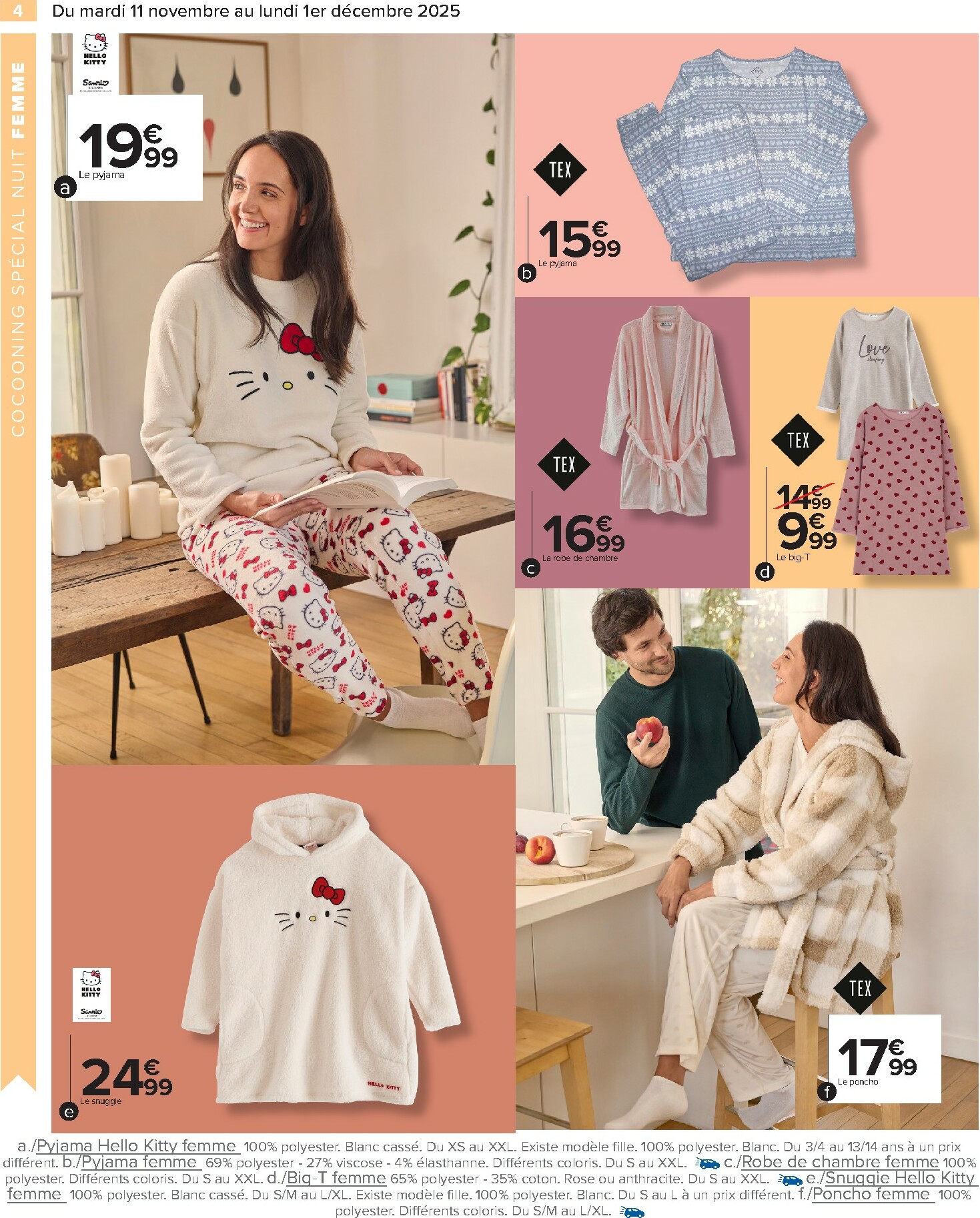 carrefour - Catalogue Carrefour - Textile valable du 11/11 au 01/12 - page: 6
