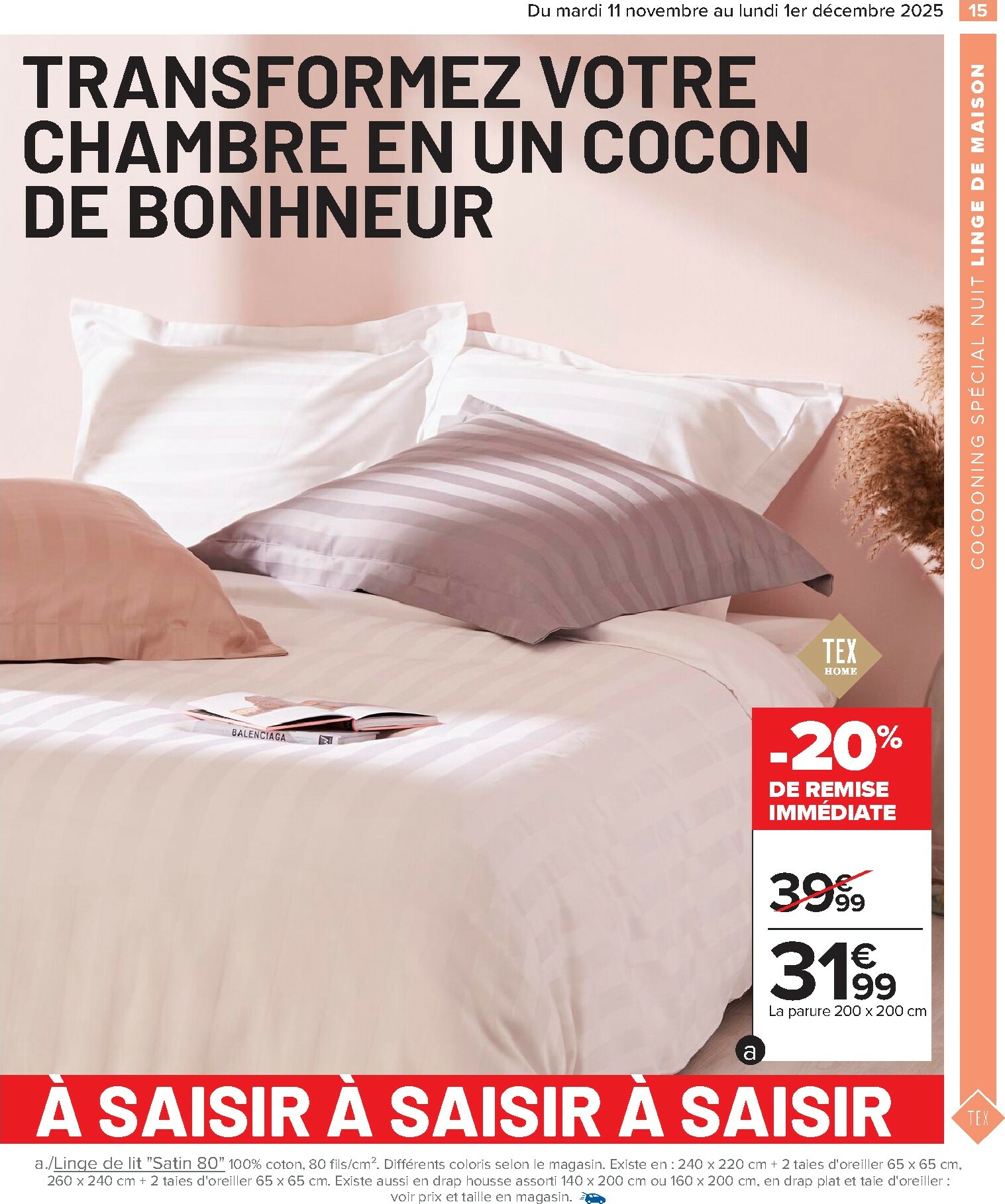 carrefour - Catalogue Carrefour - Textile valable du 11/11 au 01/12 - page: 17