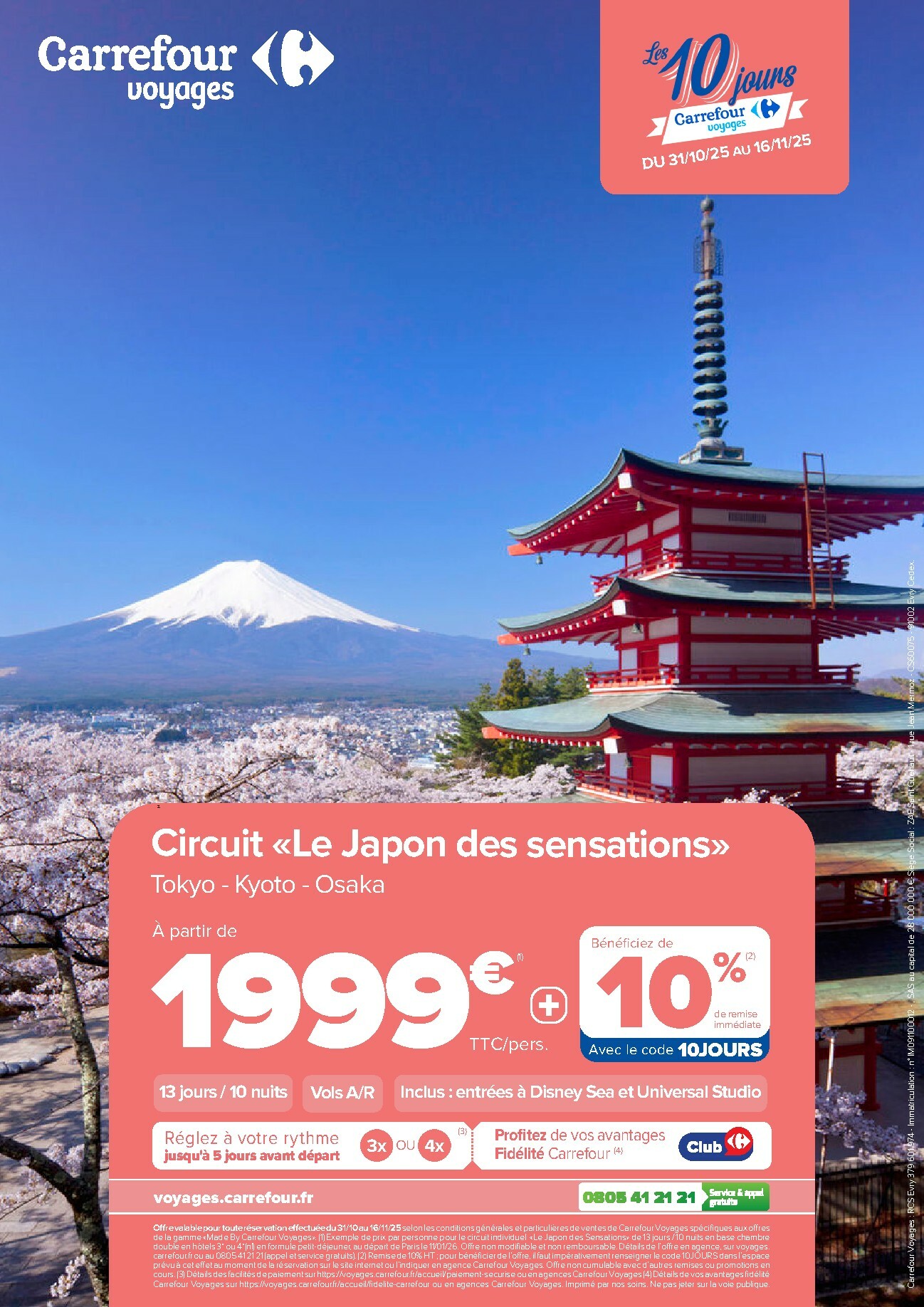 carrefour - Catalogue Carrefour - Voyagez valable du 31/10 au 16/11 - page: 10