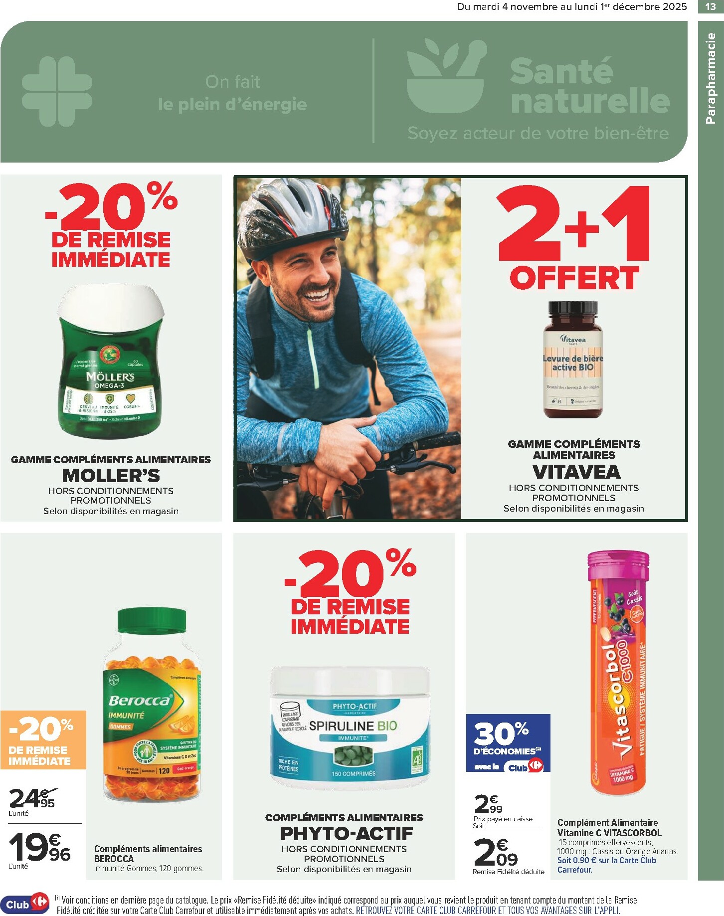 carrefour - Catalogue Carrefour - Parapharmacie valable du 04/11 au 01/12 - page: 13