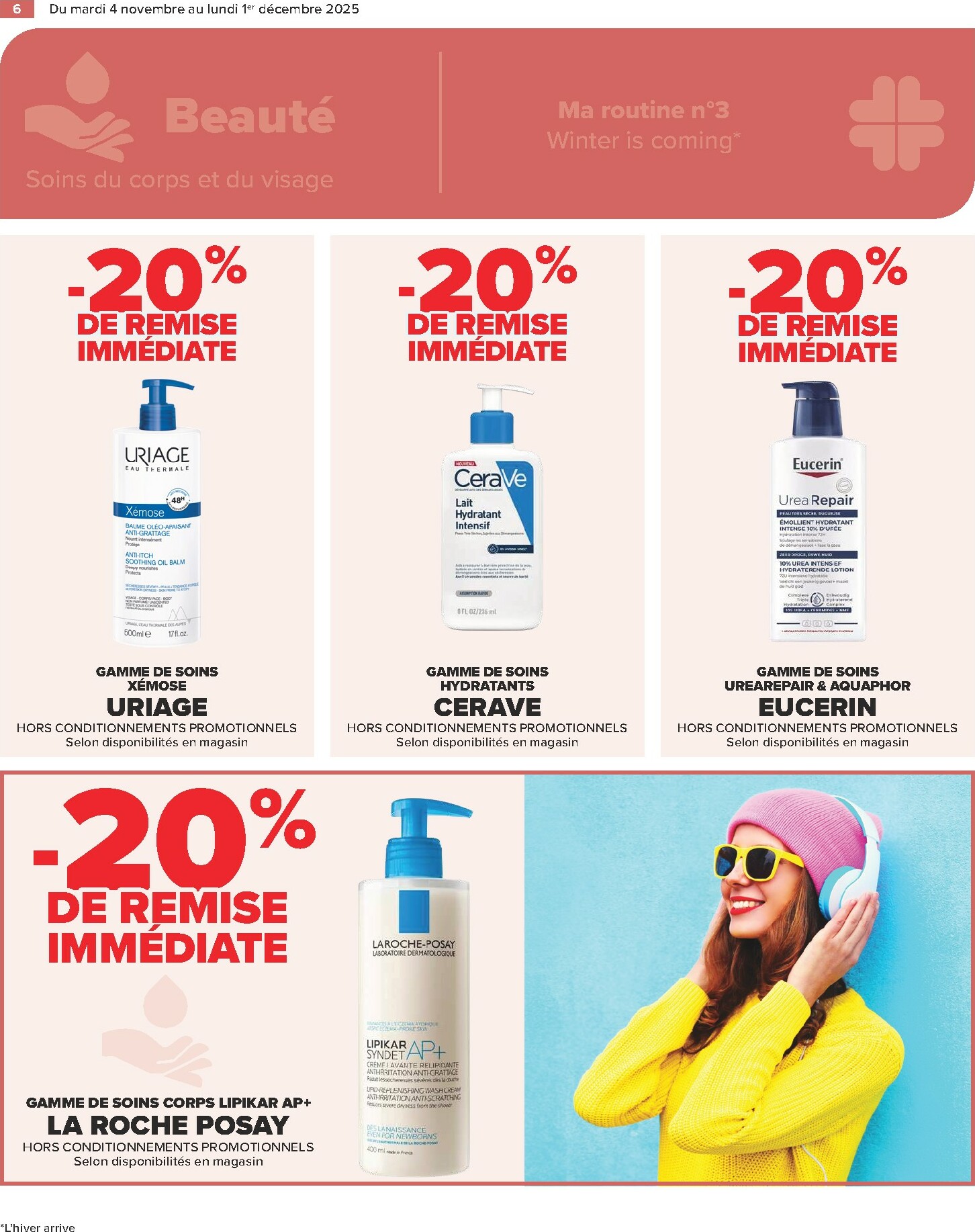 carrefour - Catalogue Carrefour - Parapharmacie valable du 04/11 au 01/12 - page: 6