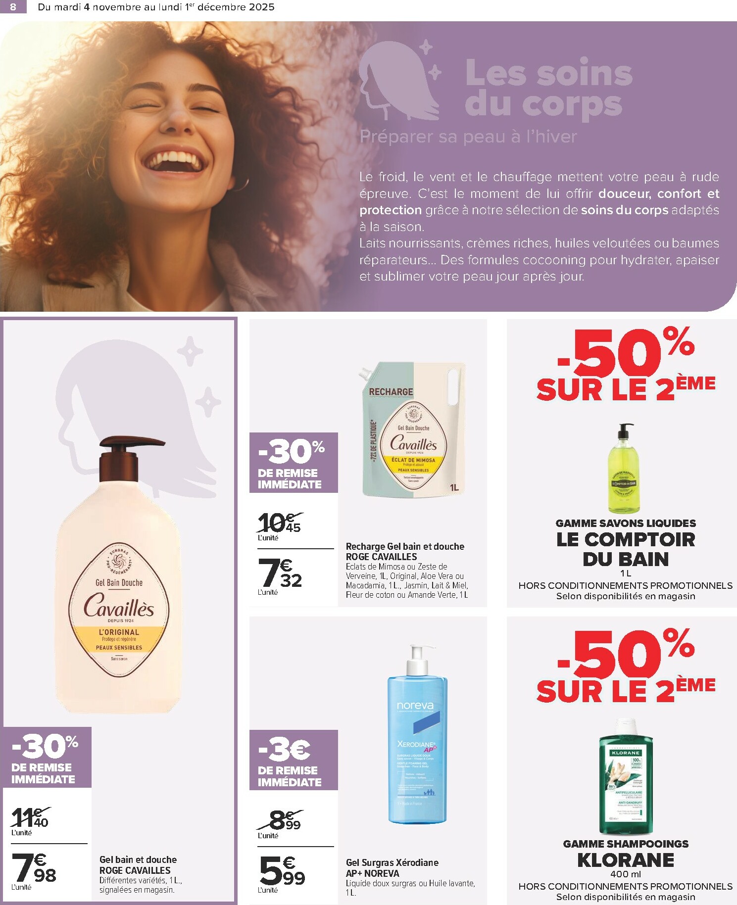 carrefour - Catalogue Carrefour - Parapharmacie valable du 04/11 au 01/12 - page: 8
