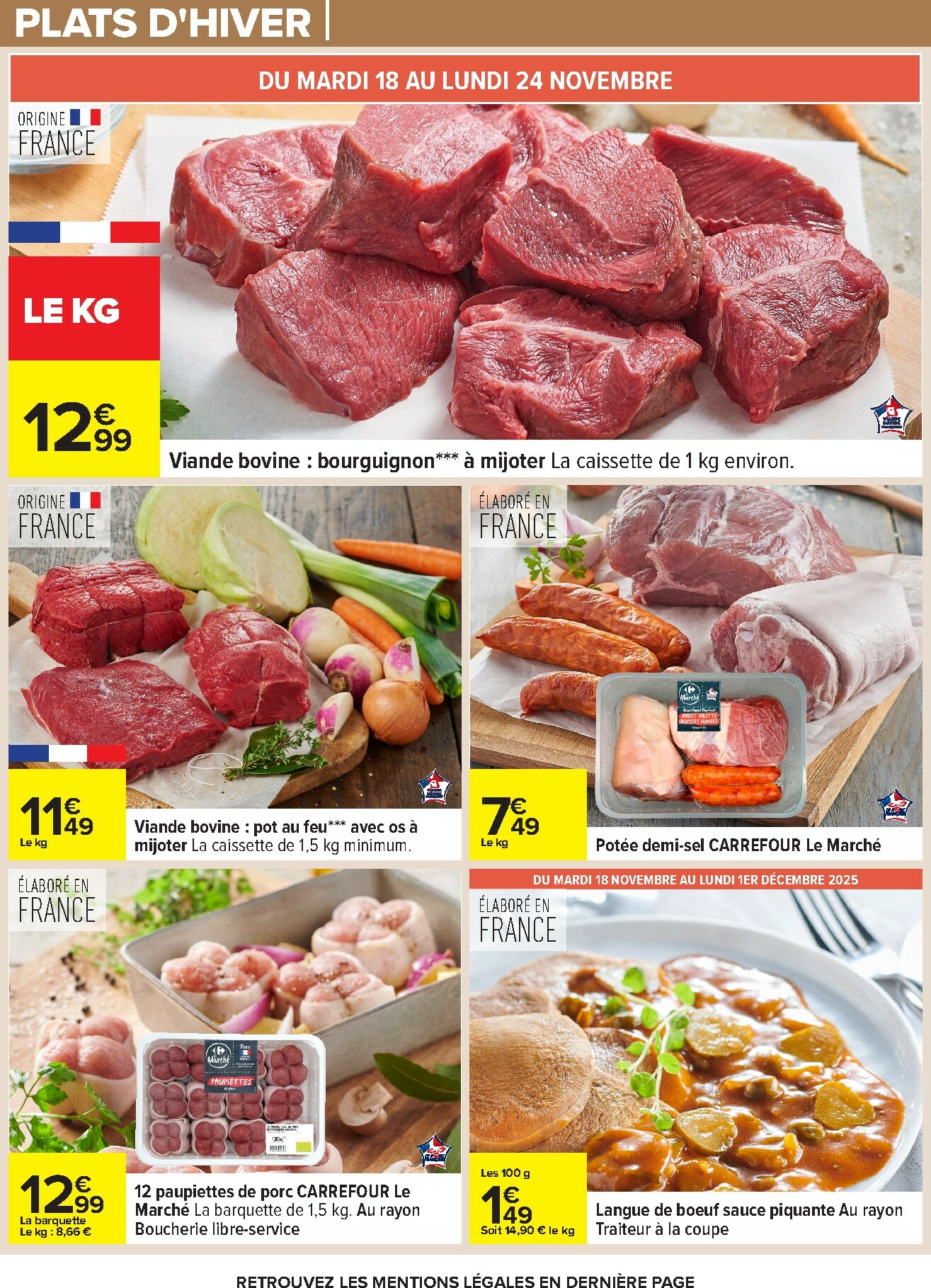 carrefour - Catalogue Carrefour valable du 18/11 au 01/12 - page: 12