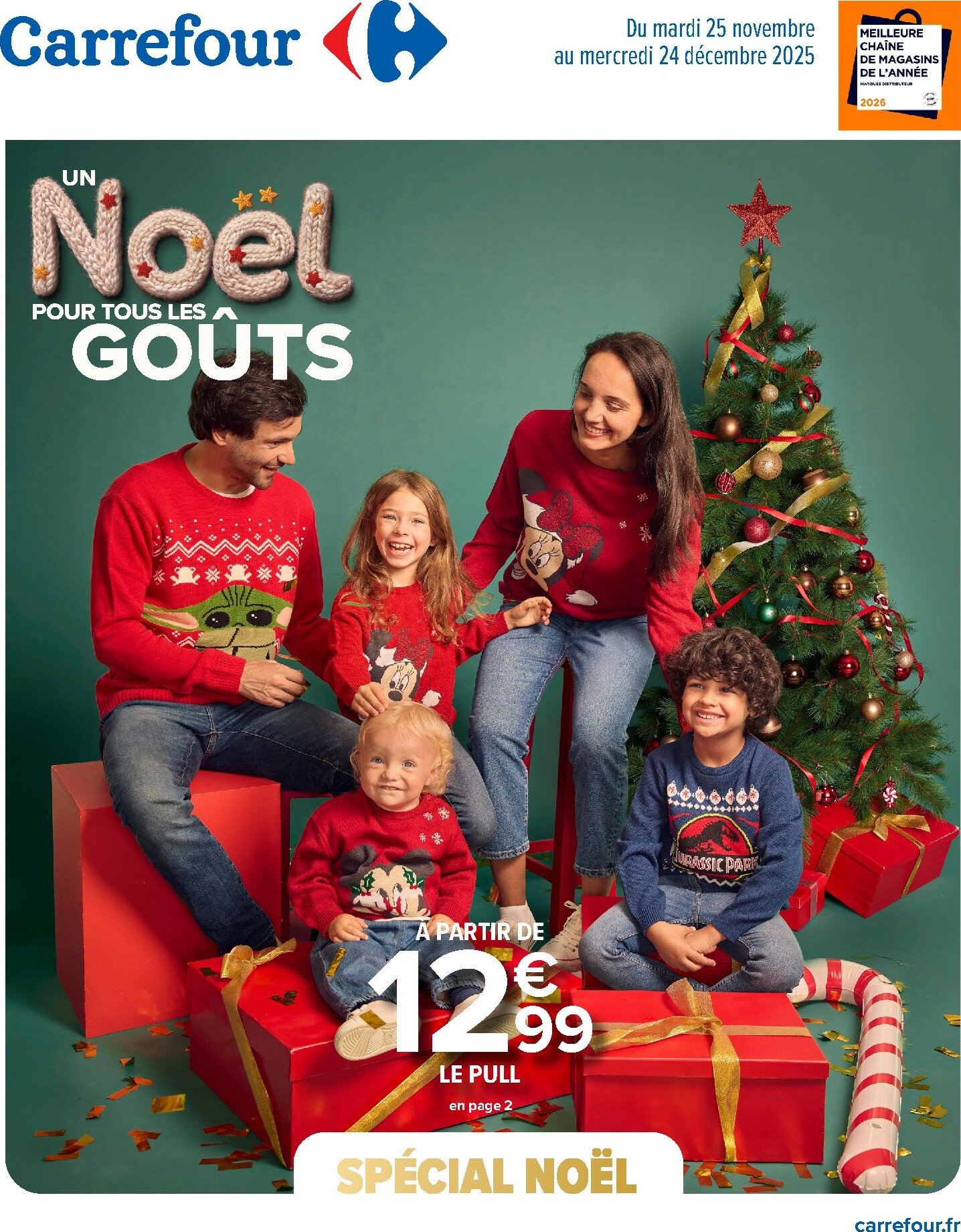 carrefour - Catalogue Carrefour - Un noël pour tous les goûts valable du 25/11 au 24/12
