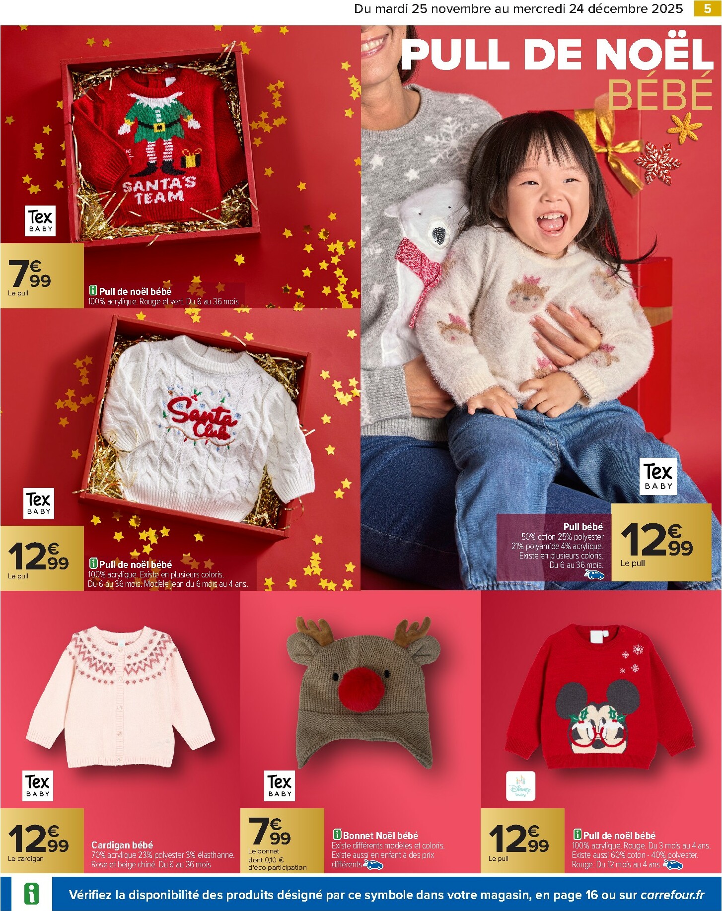 carrefour - Catalogue Carrefour - Un noël pour tous les goûts valable du 25/11 au 24/12 - page: 7