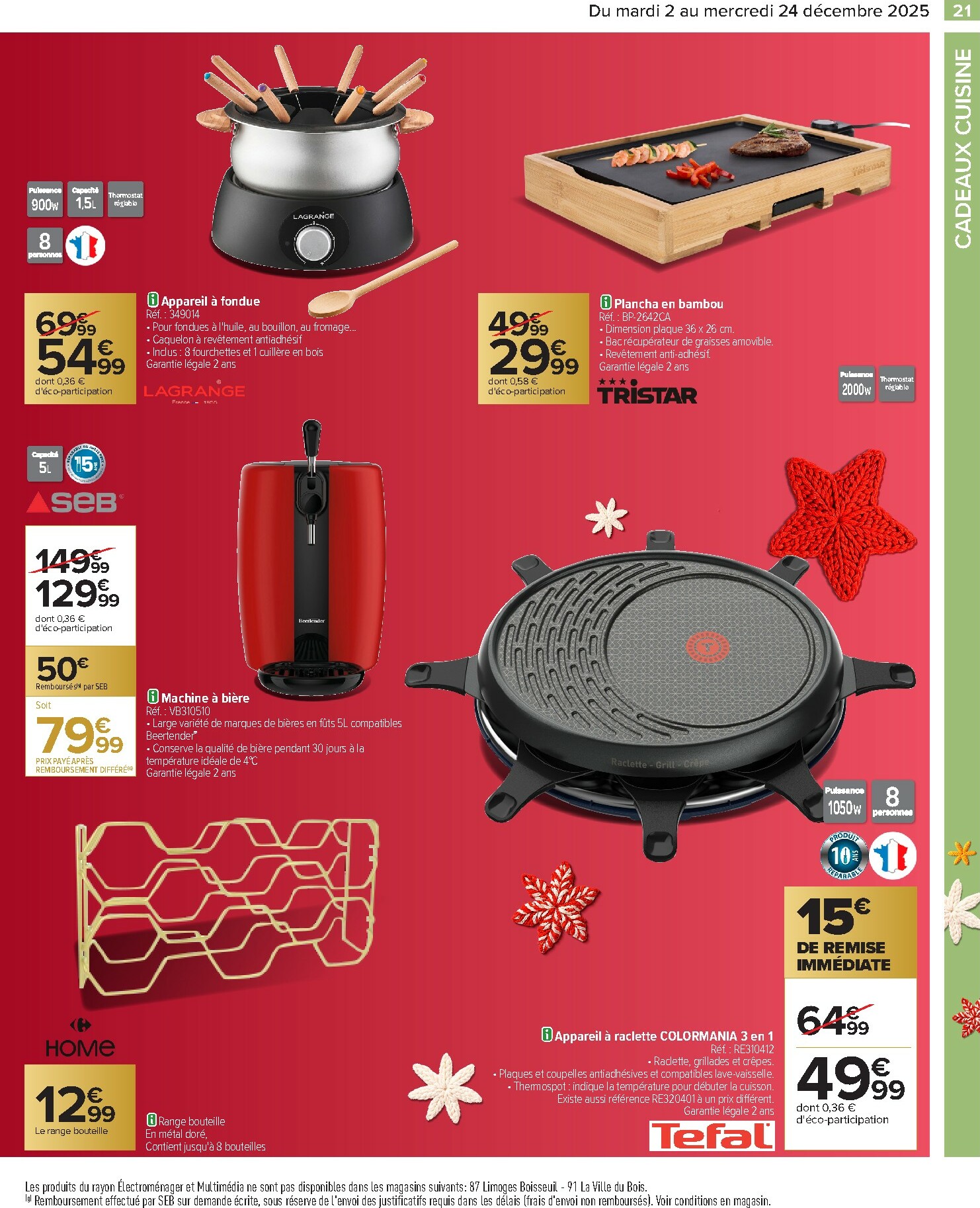 carrefour - Catalogue Carrefour - Noël valable du 02/12 au 24/12 - page: 23