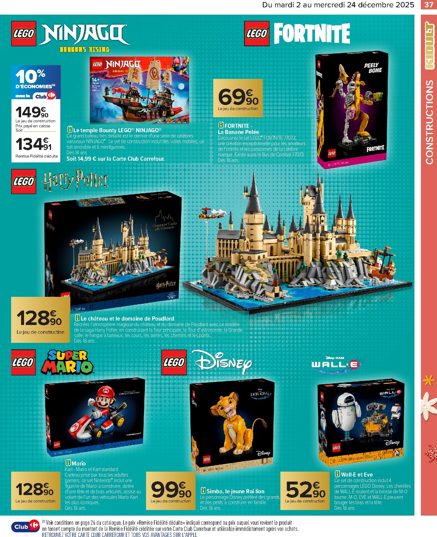 carrefour - Catalogue Carrefour - Noël valable du 02/12 au 24/12 - page: 39