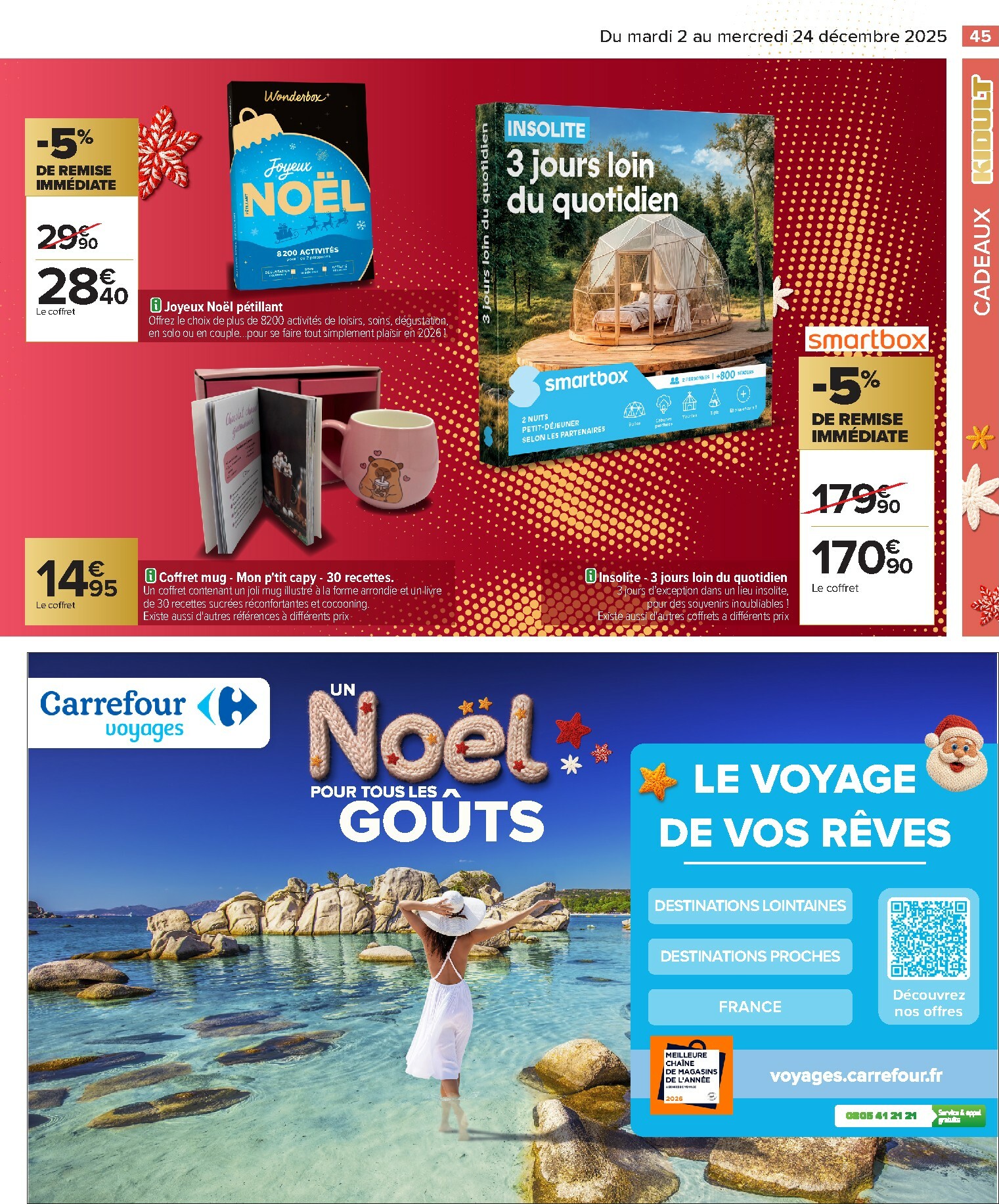 carrefour - Catalogue Carrefour - Noël valable du 02/12 au 24/12 - page: 47