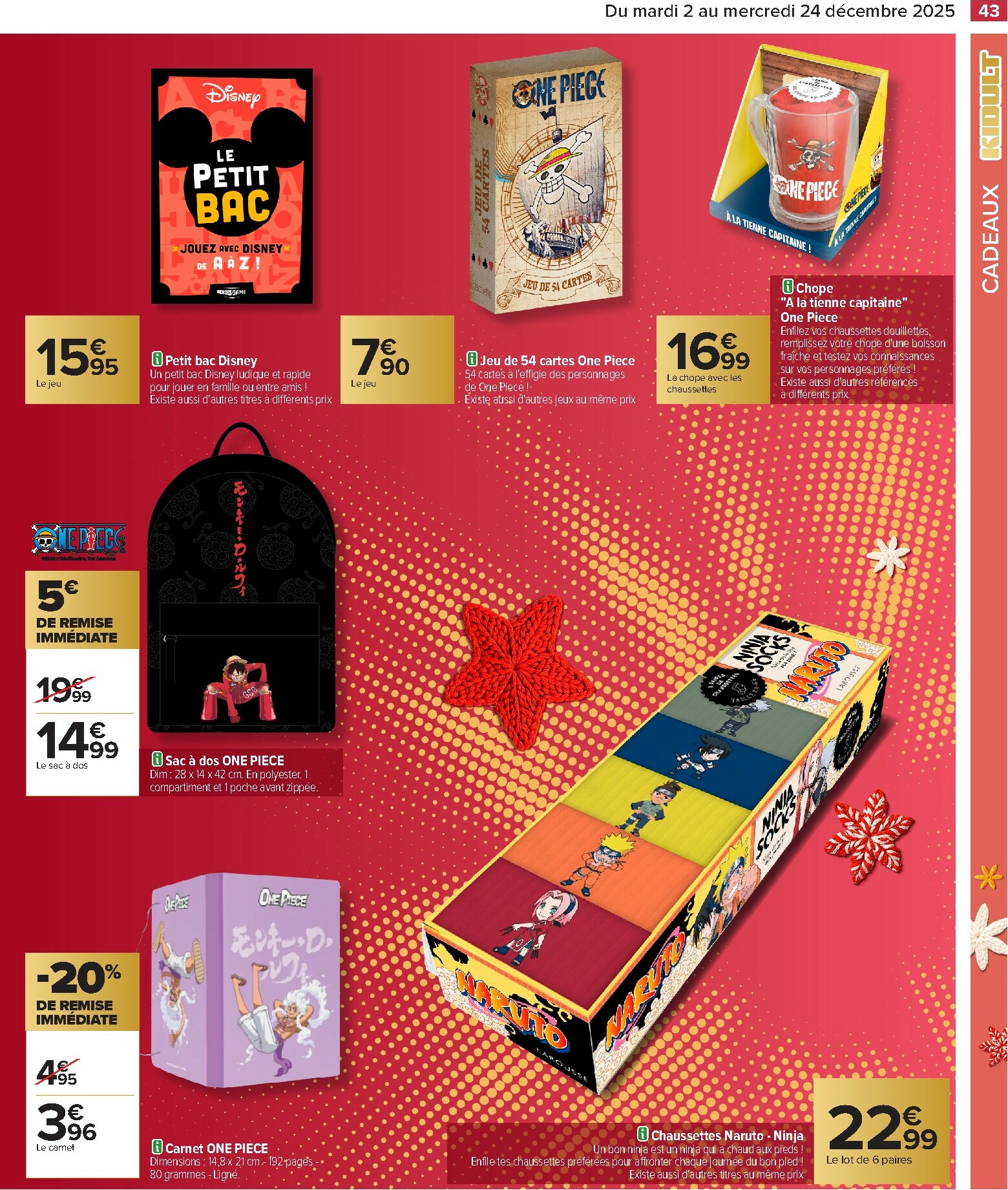 carrefour - Catalogue Carrefour - Noël valable du 02/12 au 24/12 - page: 45