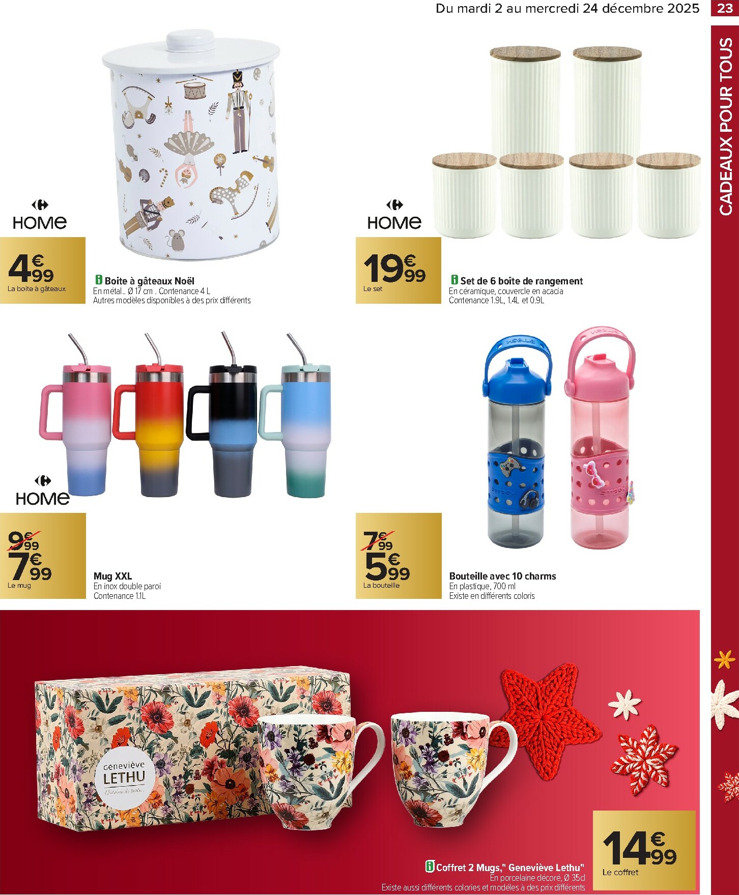 carrefour - Catalogue Carrefour - Noël valable du 02/12 au 24/12 - page: 25