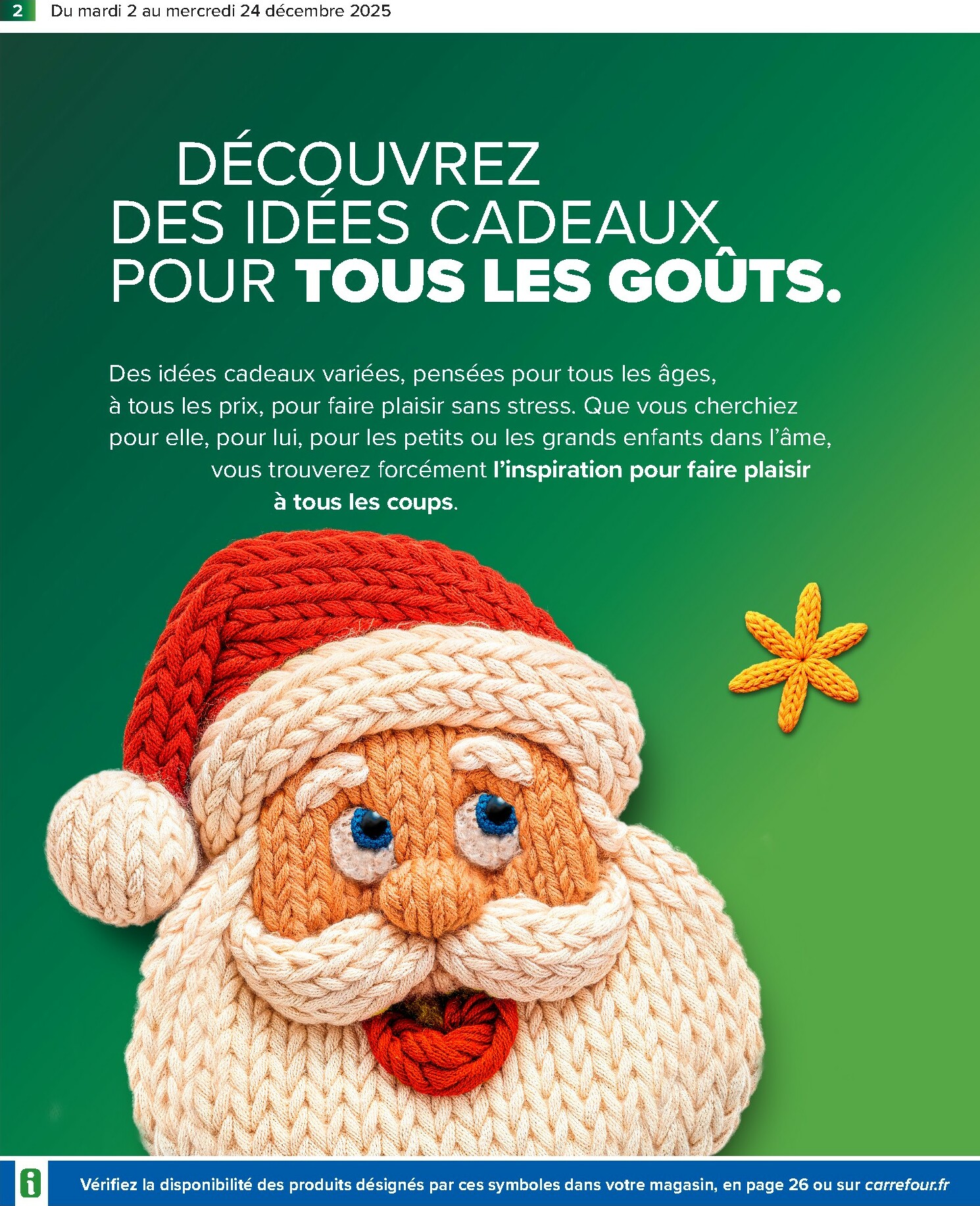carrefour - Catalogue Carrefour - Noël valable du 02/12 au 24/12 - page: 4