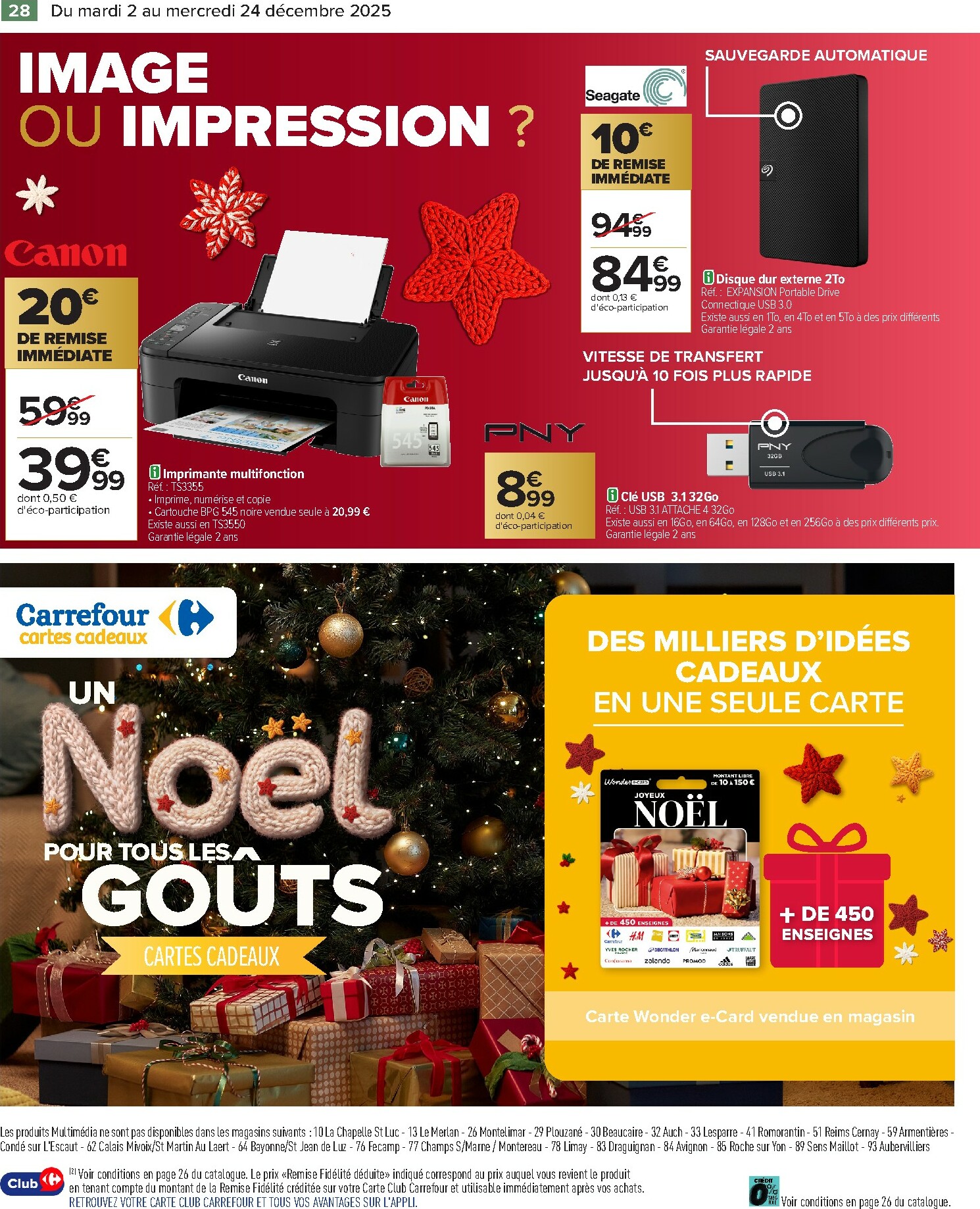 carrefour - Catalogue Carrefour - Noël valable du 02/12 au 24/12 - page: 30