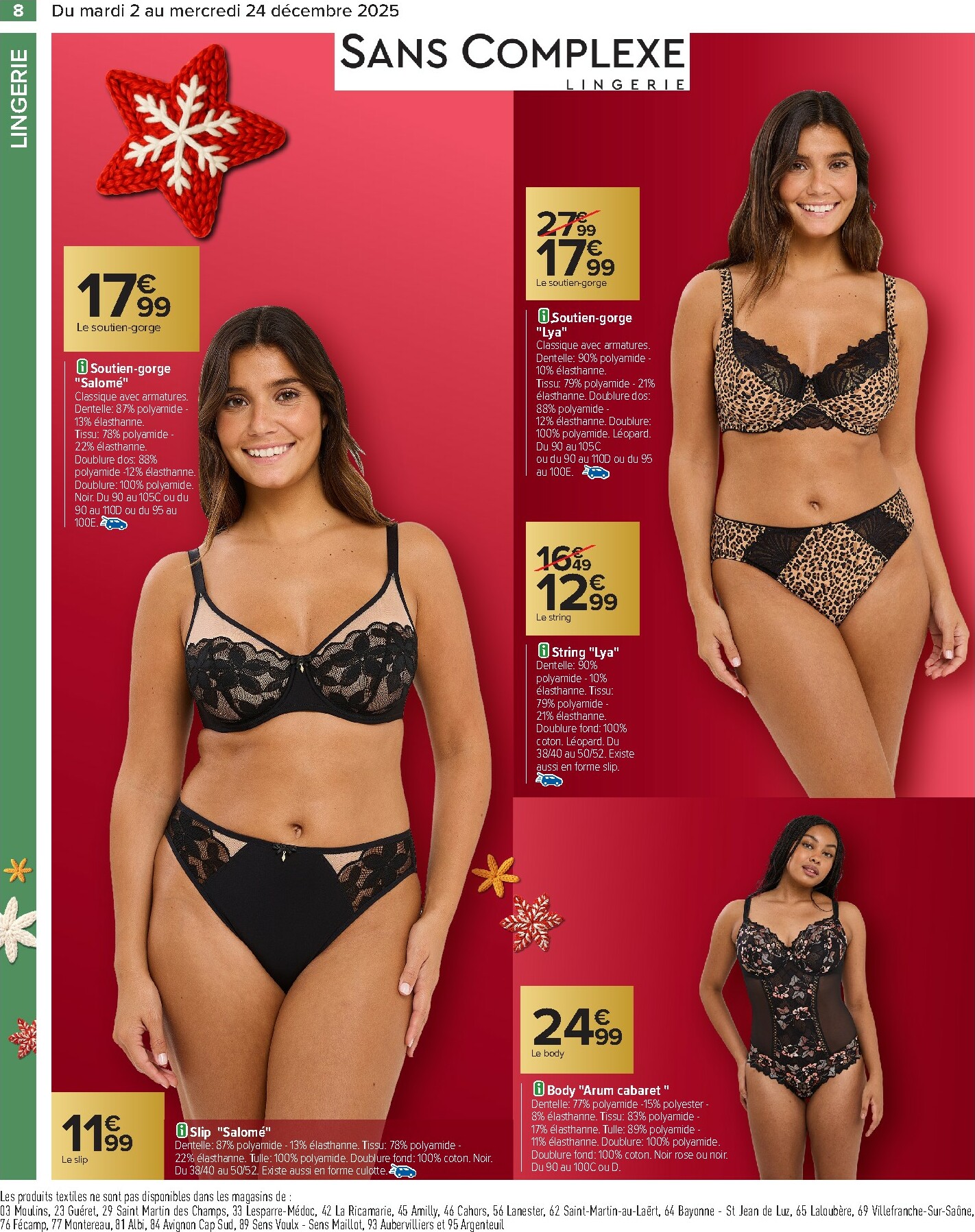 carrefour - Catalogue Carrefour - Textile valable du 02/12 au 24/12 - page: 10