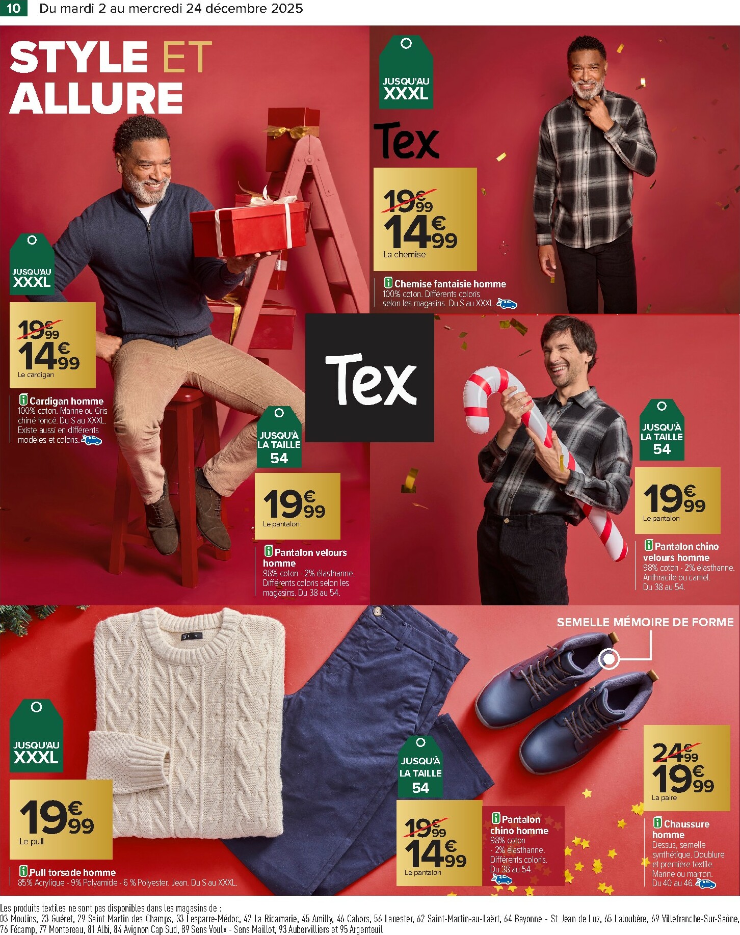carrefour - Catalogue Carrefour - Textile valable du 02/12 au 24/12 - page: 12