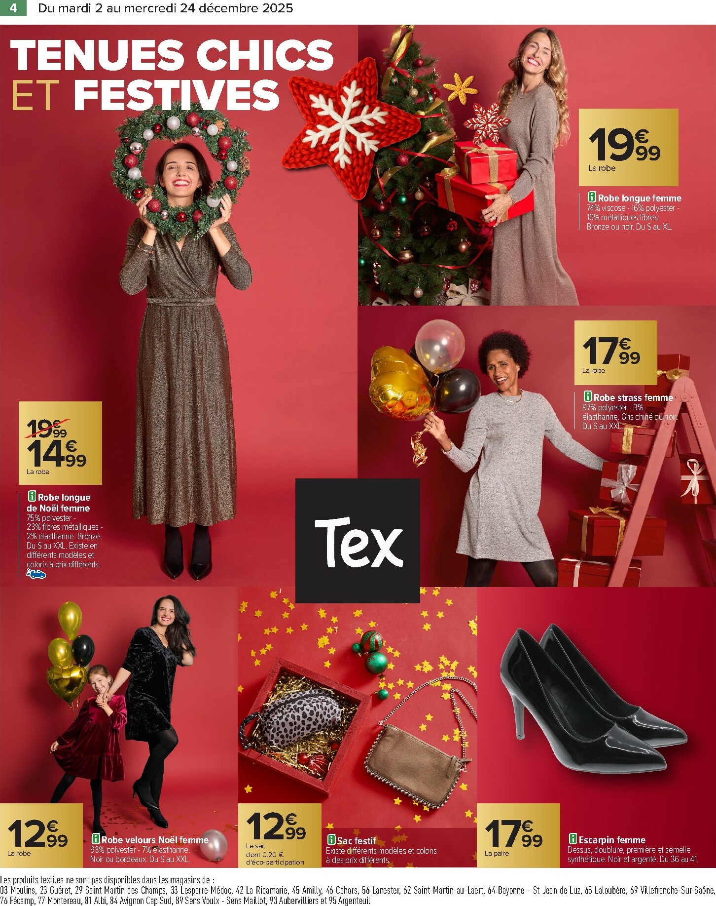 carrefour - Catalogue Carrefour - Textile valable du 02/12 au 24/12 - page: 6