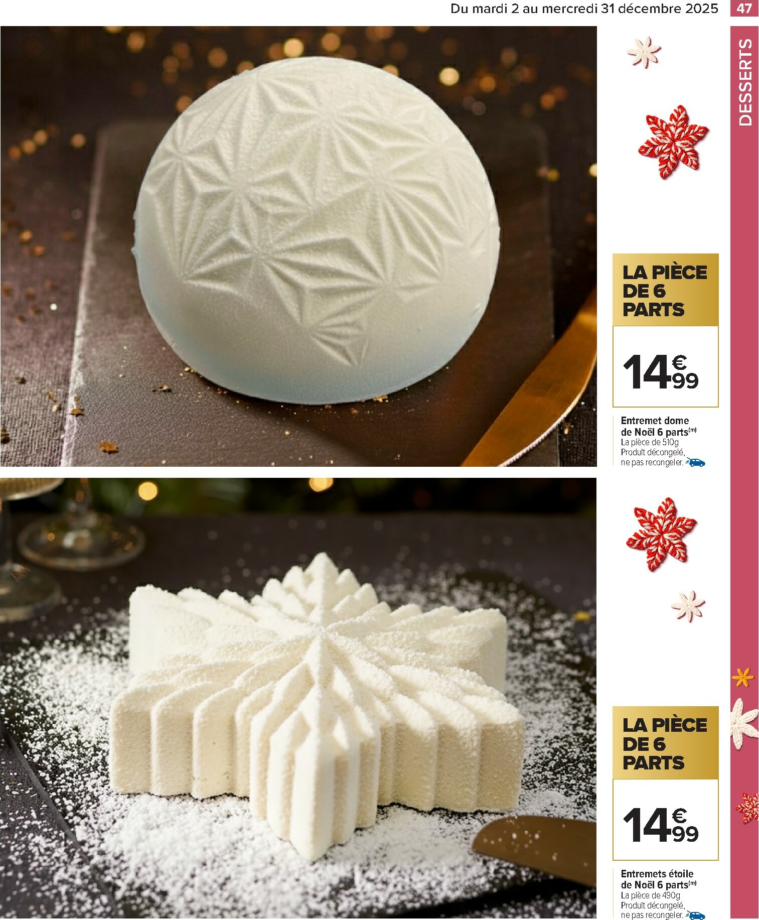 carrefour - Catalogue Carrefour - Traiteur Festif valable du 02/12 au 31/12 - page: 47