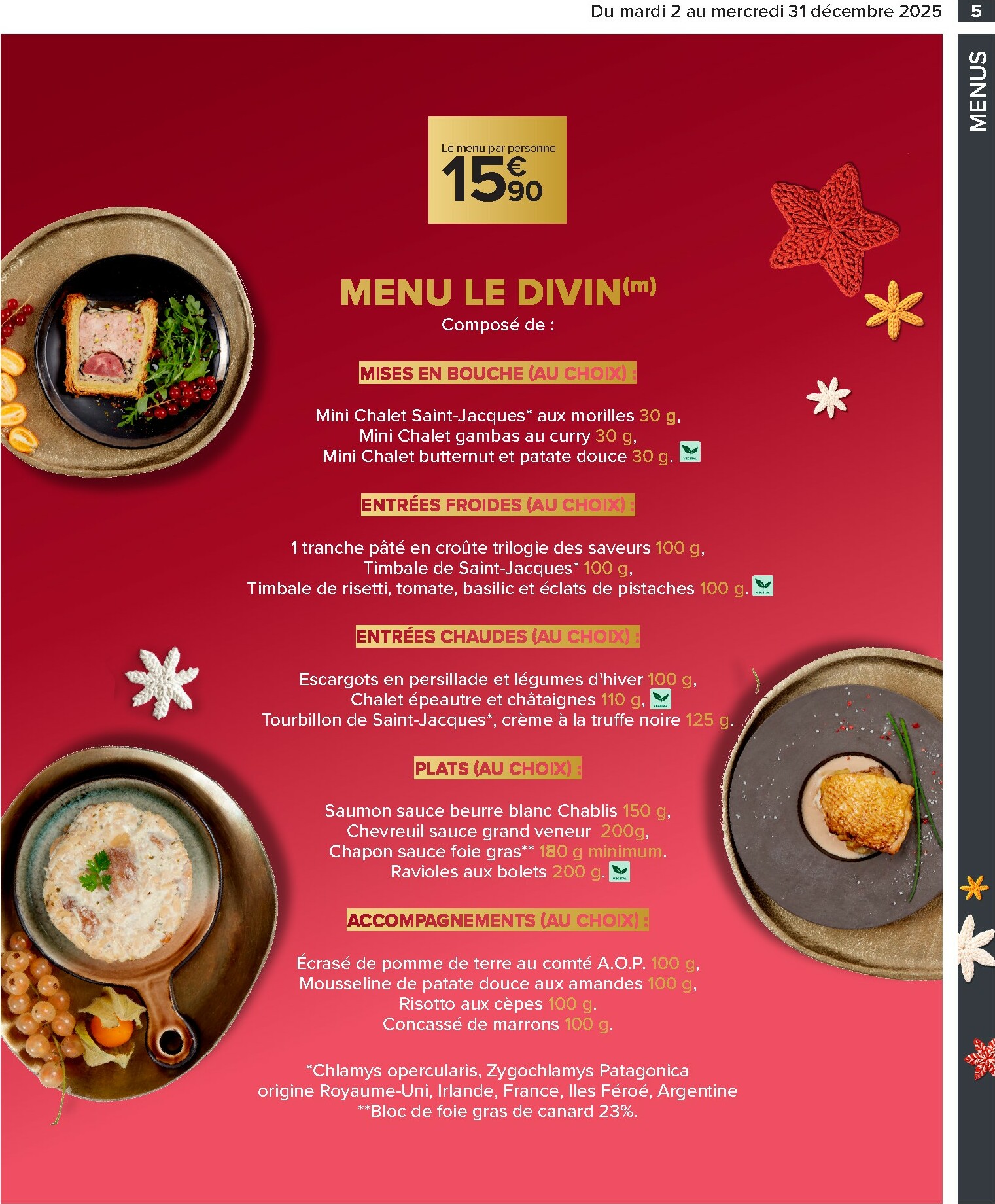 carrefour - Catalogue Carrefour - Traiteur Festif valable du 02/12 au 31/12 - page: 5
