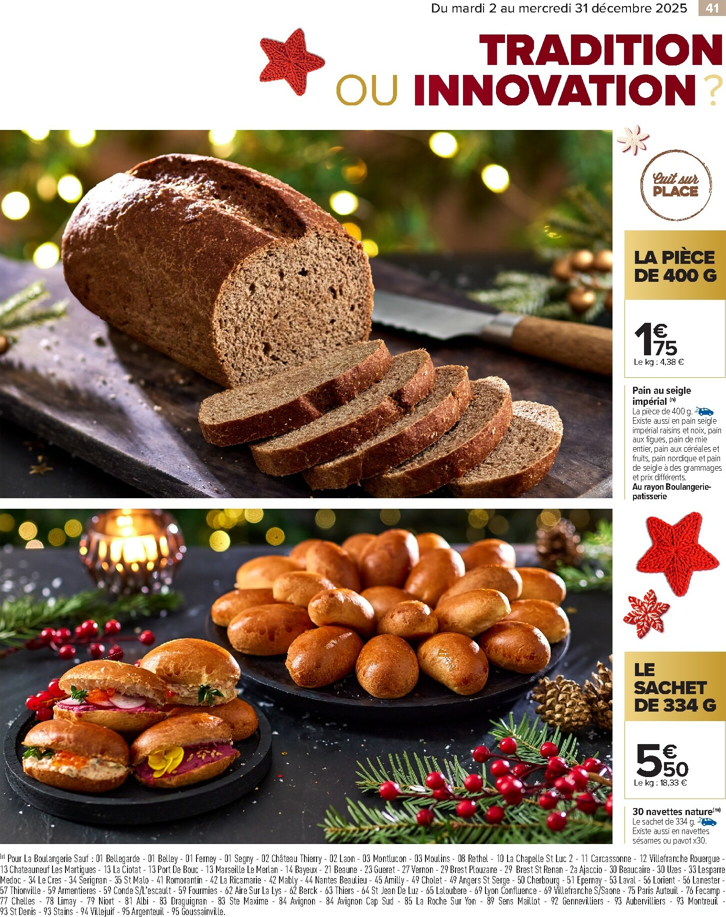 carrefour - Catalogue Carrefour - Traiteur Festif valable du 02/12 au 31/12 - page: 41
