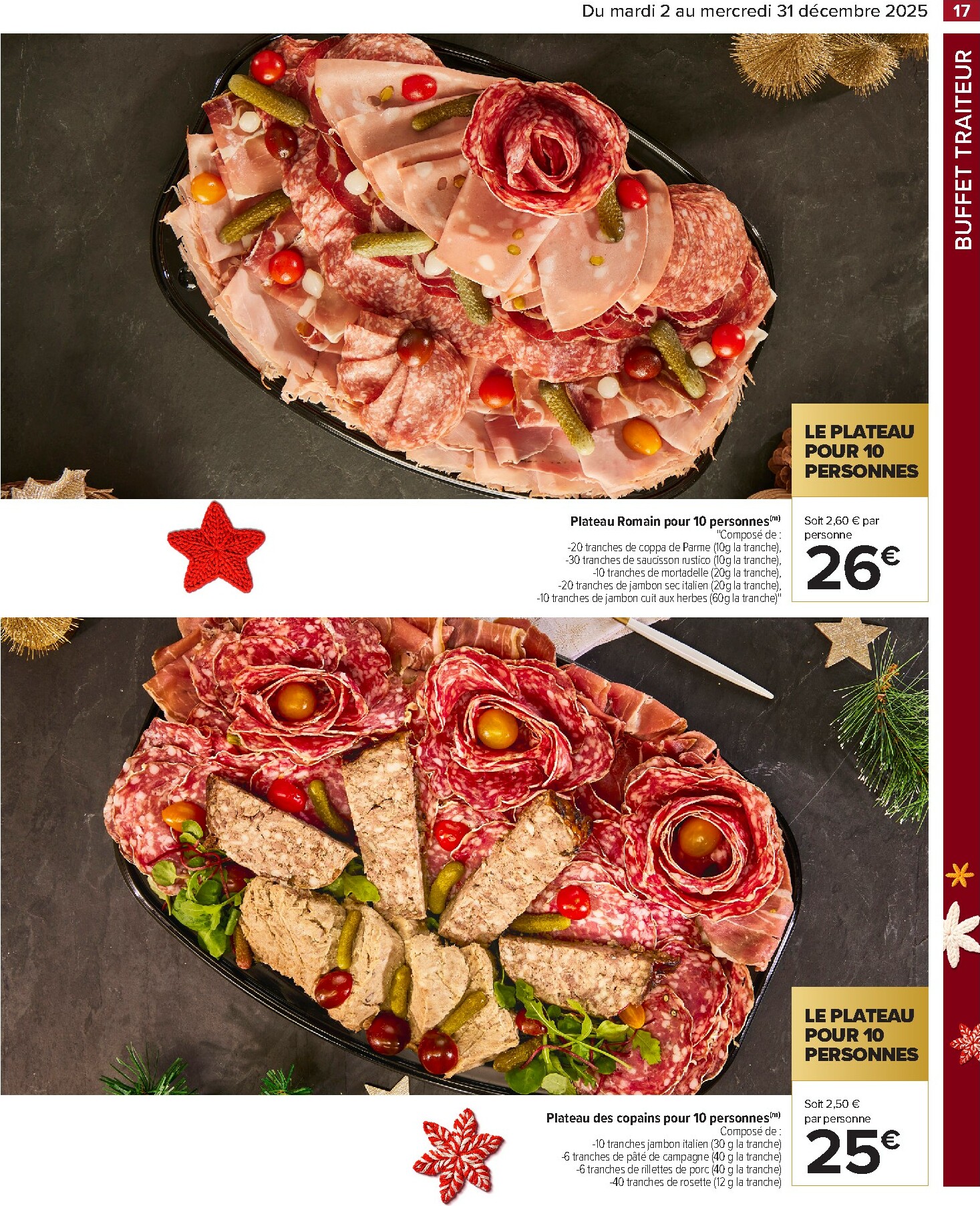 carrefour - Catalogue Carrefour - Traiteur Festif valable du 02/12 au 31/12 - page: 17