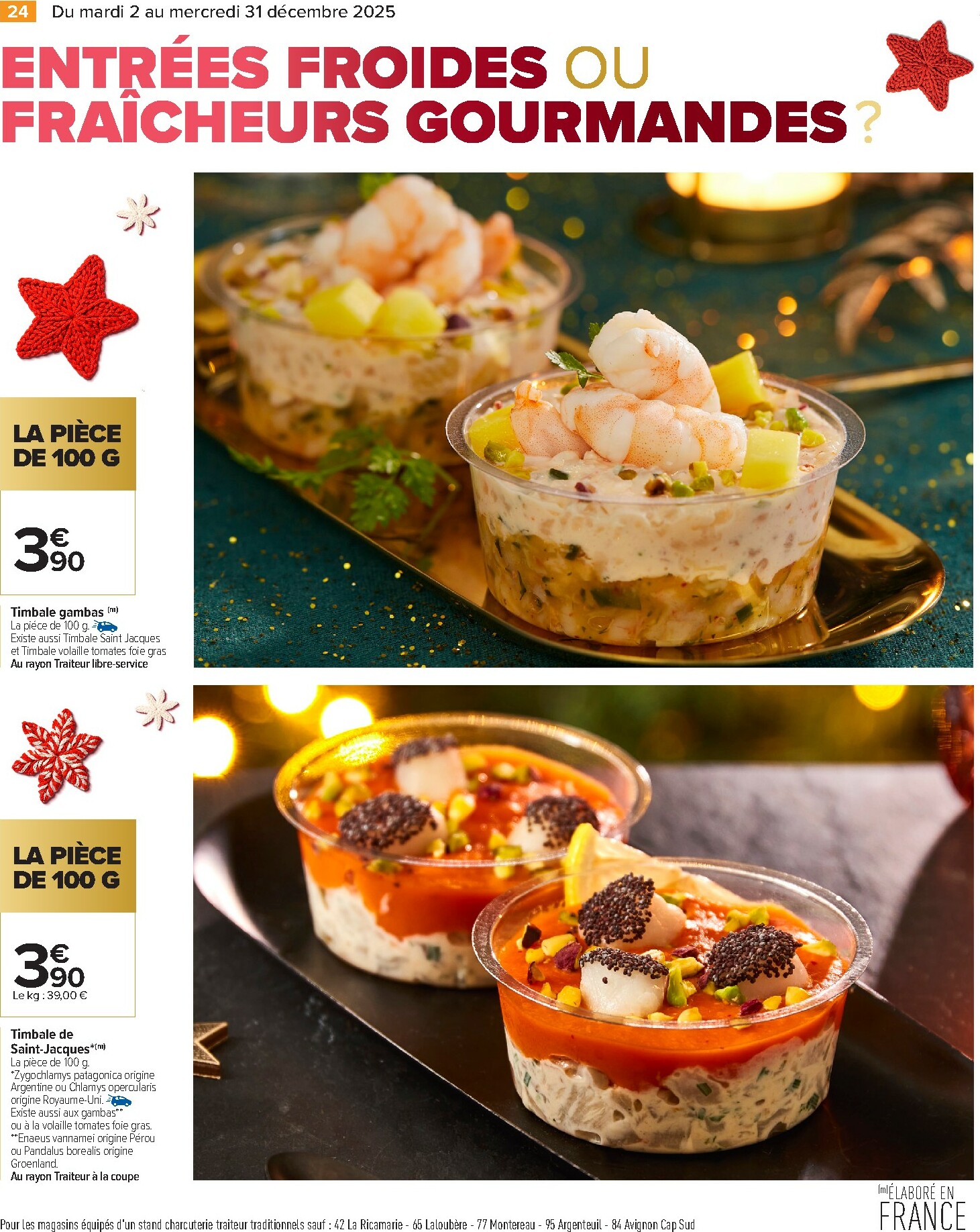 carrefour - Catalogue Carrefour - Traiteur Festif valable du 02/12 au 31/12 - page: 24
