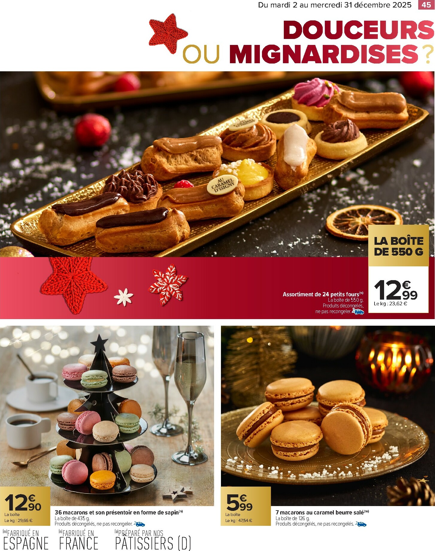 carrefour - Catalogue Carrefour - Traiteur Festif valable du 02/12 au 31/12 - page: 45