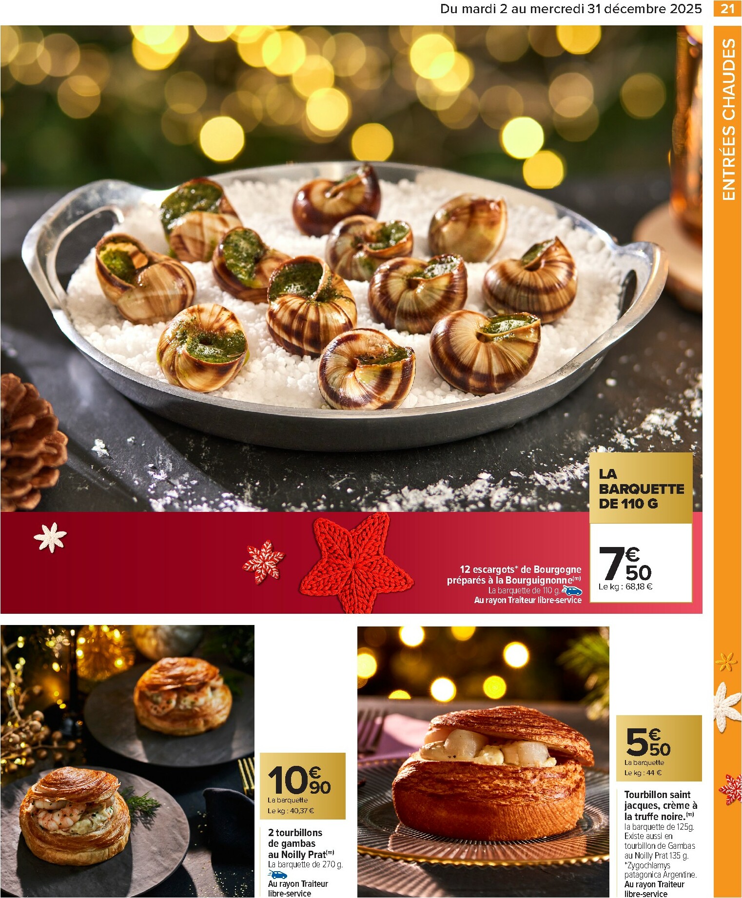 carrefour - Catalogue Carrefour - Traiteur Festif valable du 02/12 au 31/12 - page: 21