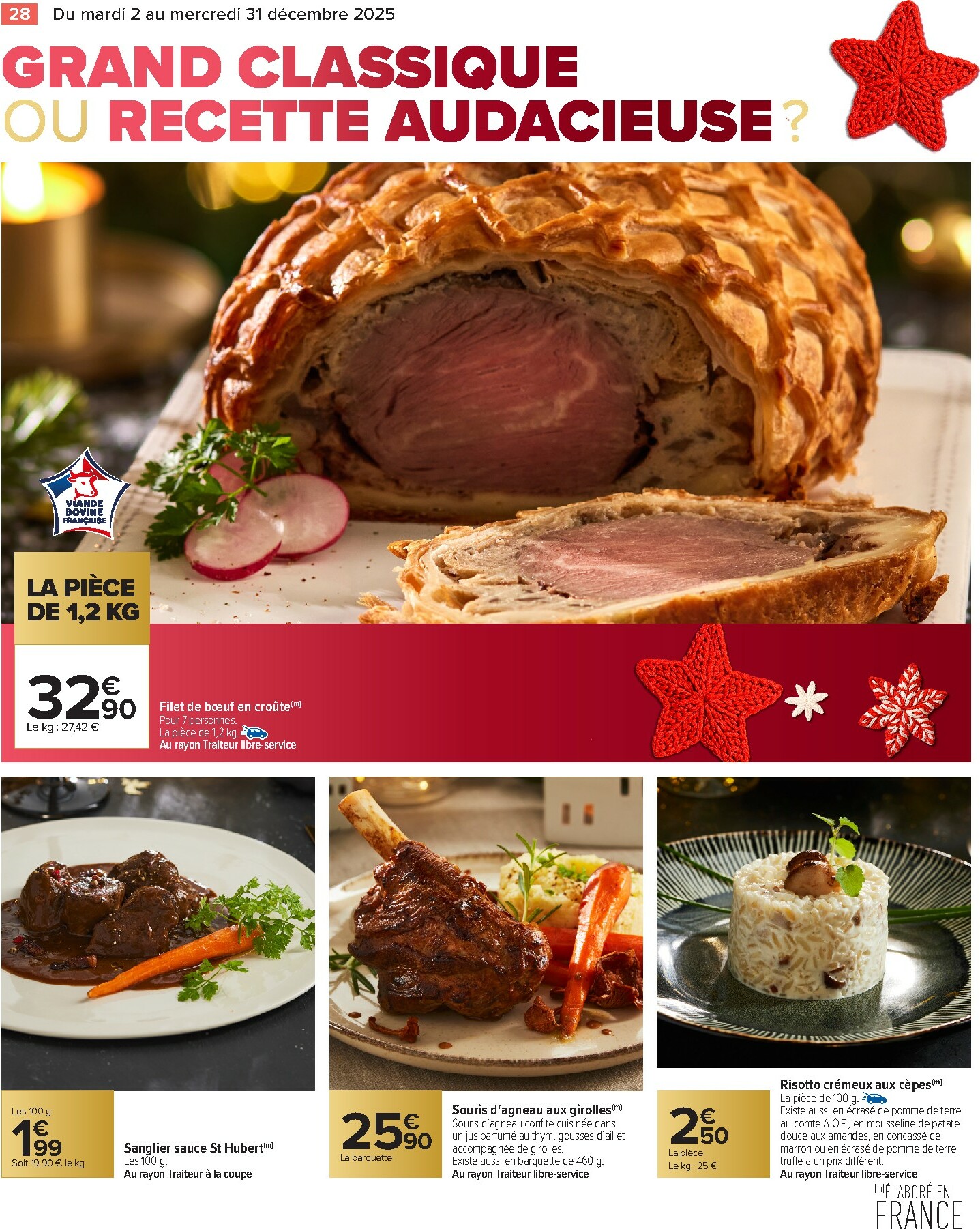 carrefour - Catalogue Carrefour - Traiteur Festif valable du 02/12 au 31/12 - page: 28