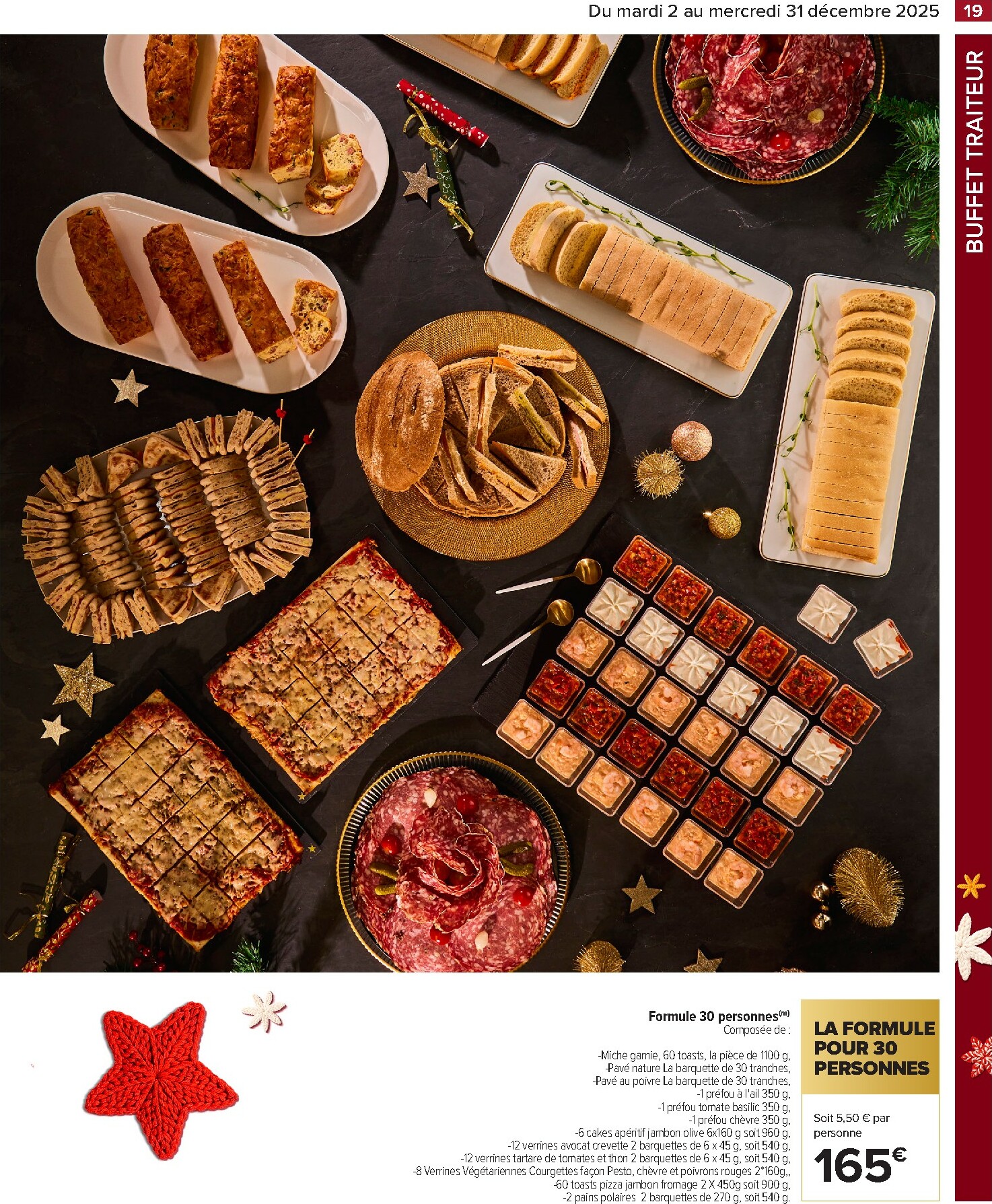 carrefour - Catalogue Carrefour - Traiteur Festif valable du 02/12 au 31/12 - page: 19