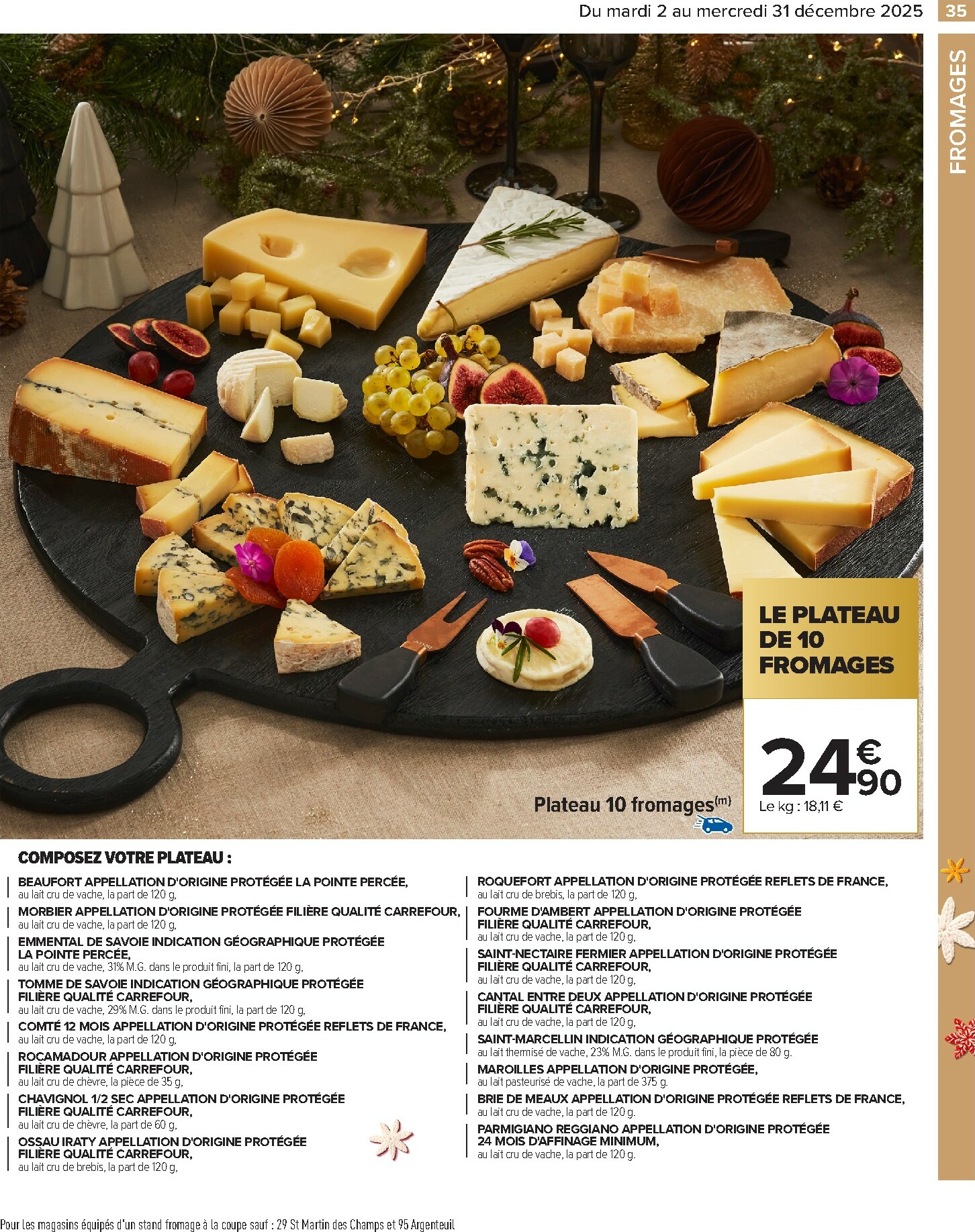 carrefour - Catalogue Carrefour - Traiteur Festif valable du 02/12 au 31/12 - page: 35