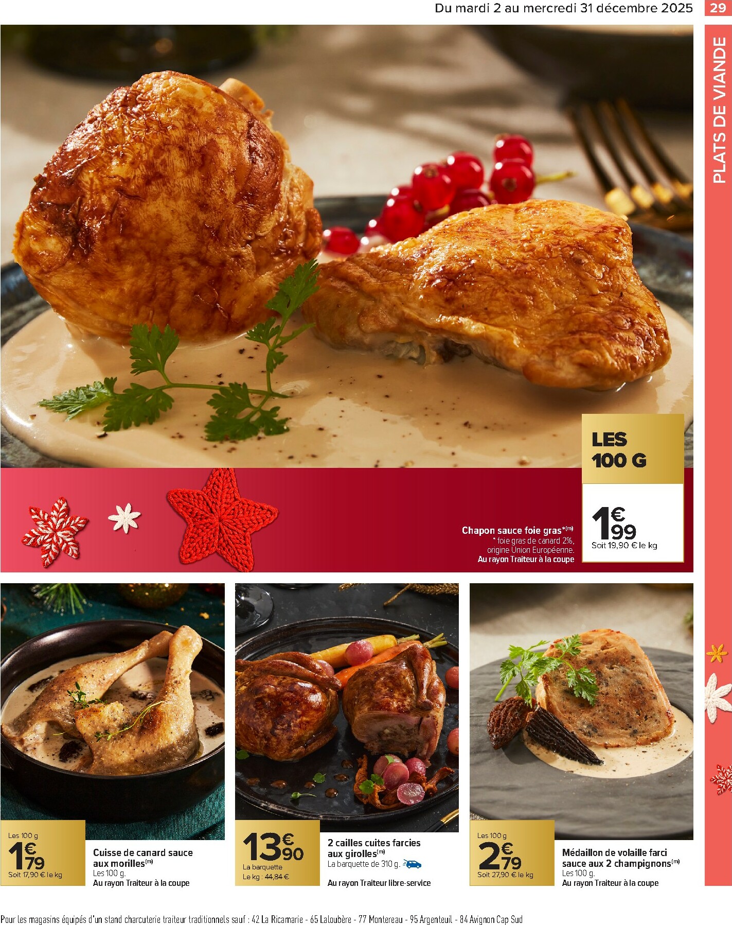 carrefour - Catalogue Carrefour - Traiteur Festif valable du 02/12 au 31/12 - page: 29