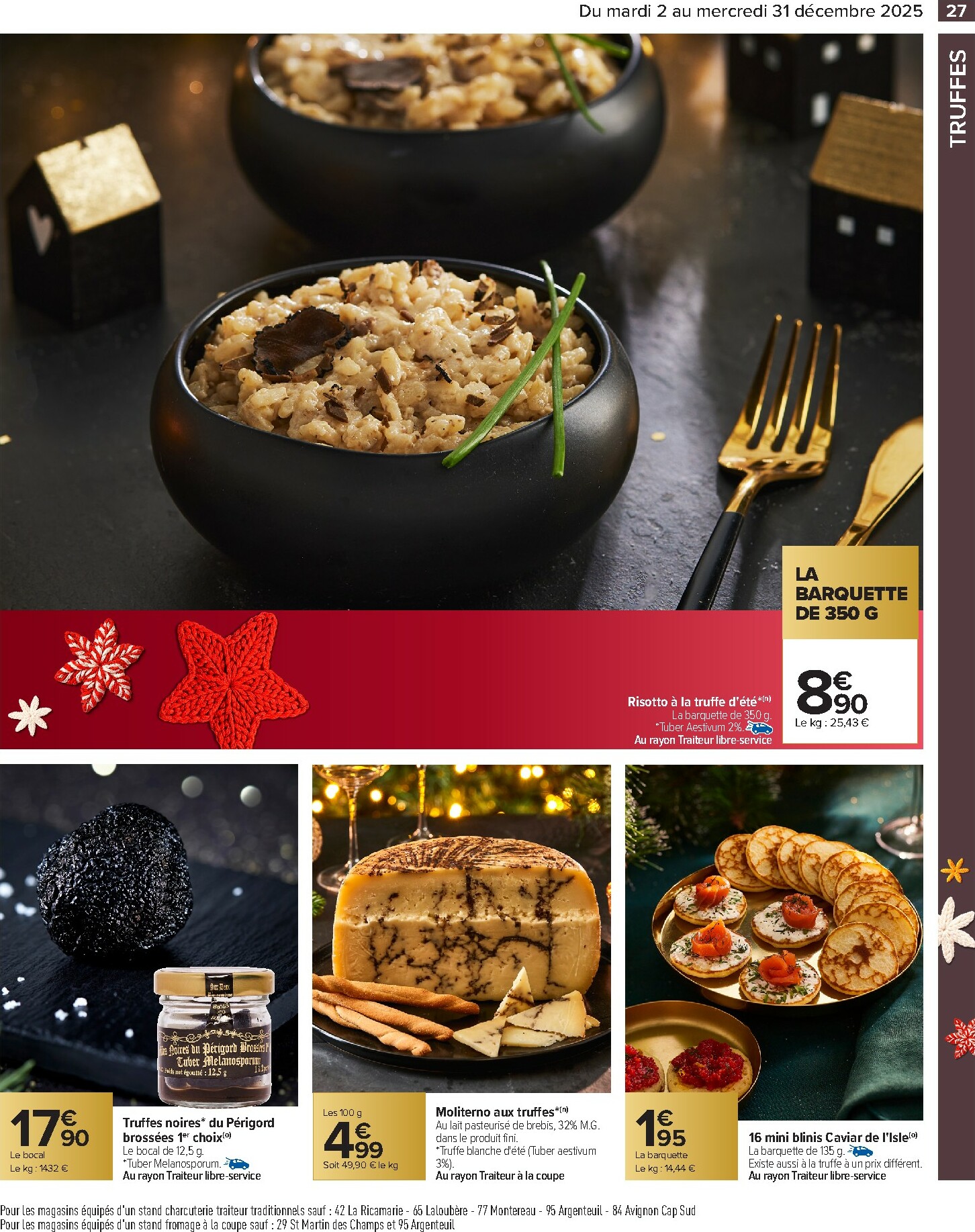carrefour - Catalogue Carrefour - Traiteur Festif valable du 02/12 au 31/12 - page: 27