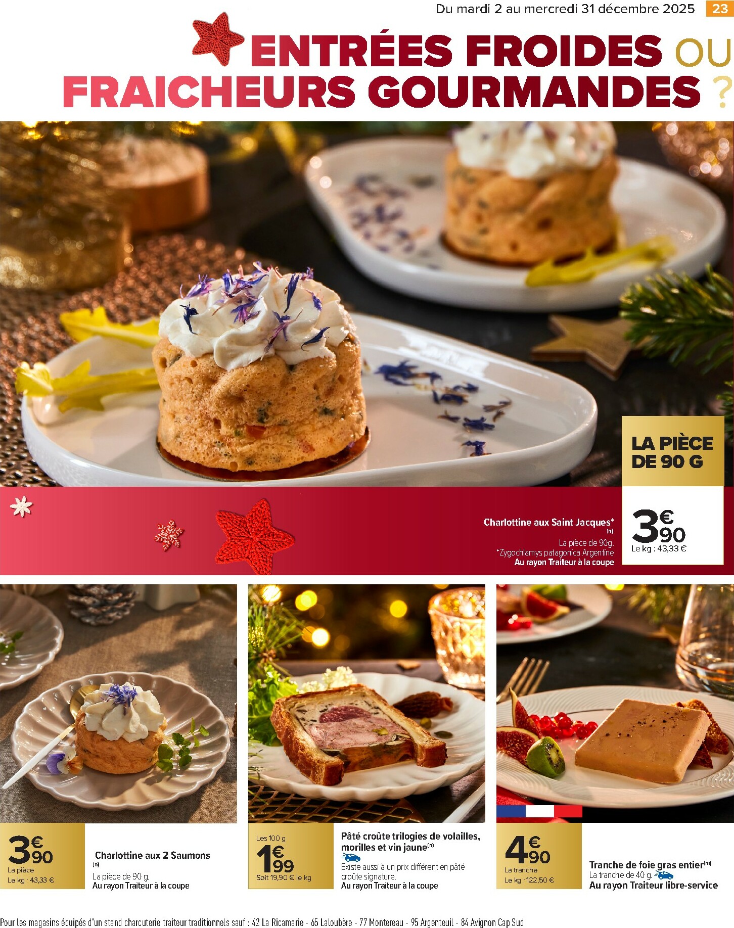 carrefour - Catalogue Carrefour - Traiteur Festif valable du 02/12 au 31/12 - page: 23