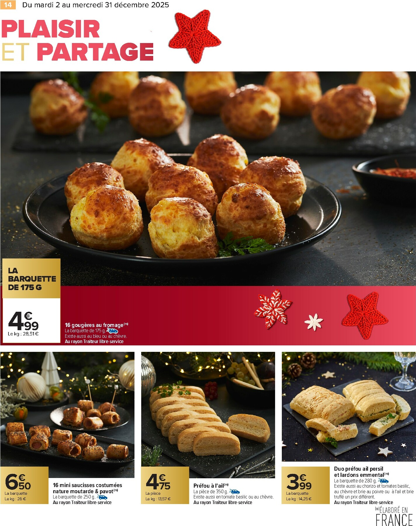 carrefour - Catalogue Carrefour - Traiteur Festif valable du 02/12 au 31/12 - page: 14