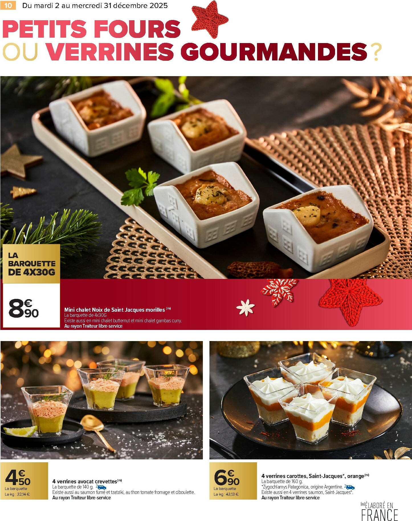 carrefour - Catalogue Carrefour - Traiteur Festif valable du 02/12 au 31/12 - page: 10