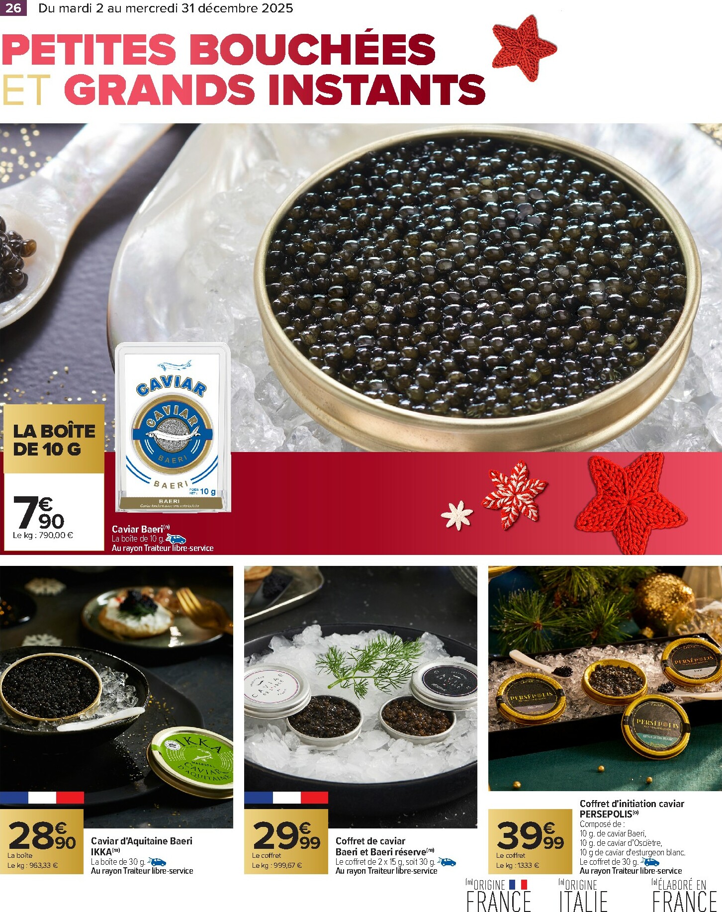 carrefour - Catalogue Carrefour - Traiteur Festif valable du 02/12 au 31/12 - page: 26