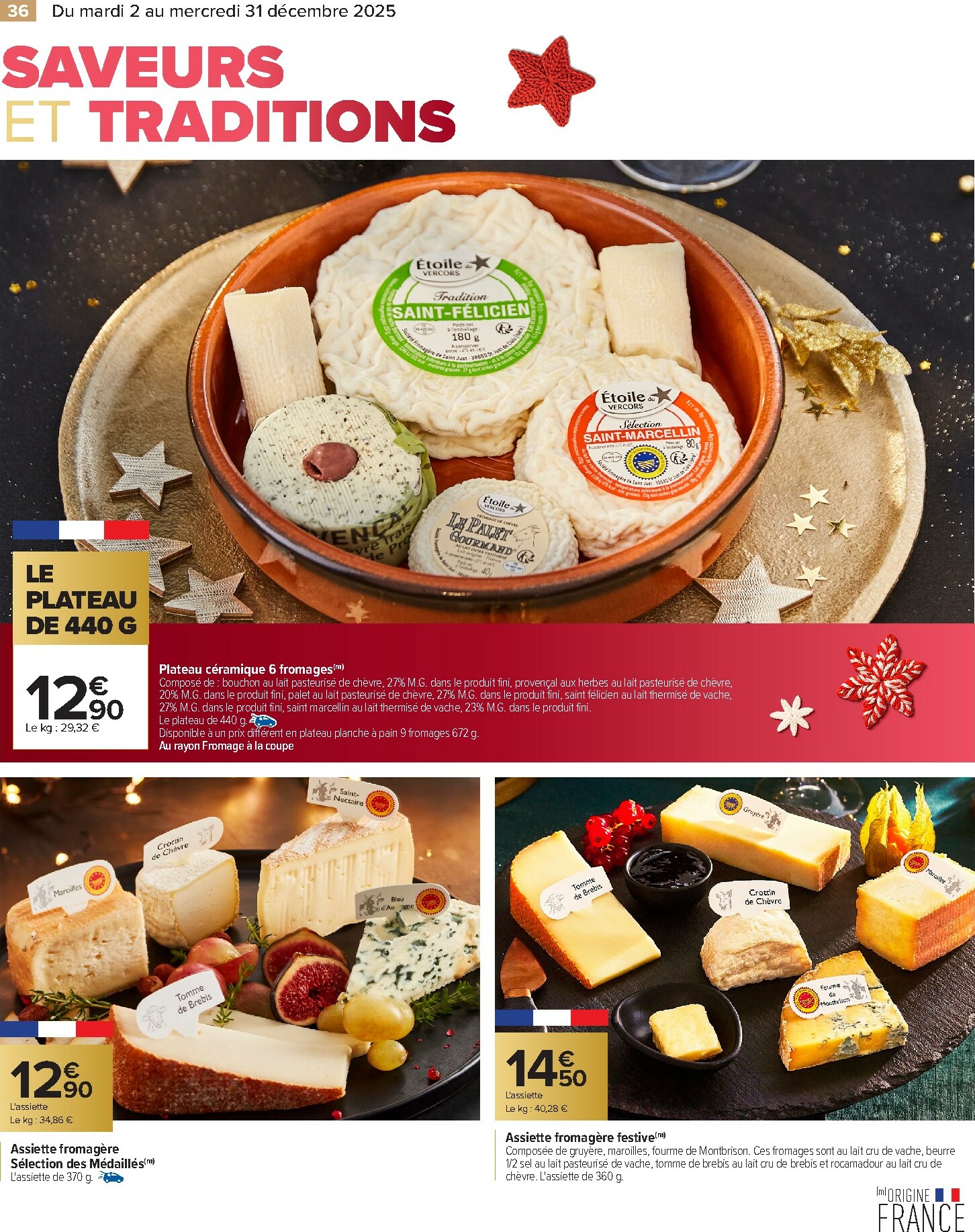 carrefour - Catalogue Carrefour - Traiteur Festif valable du 02/12 au 31/12 - page: 36