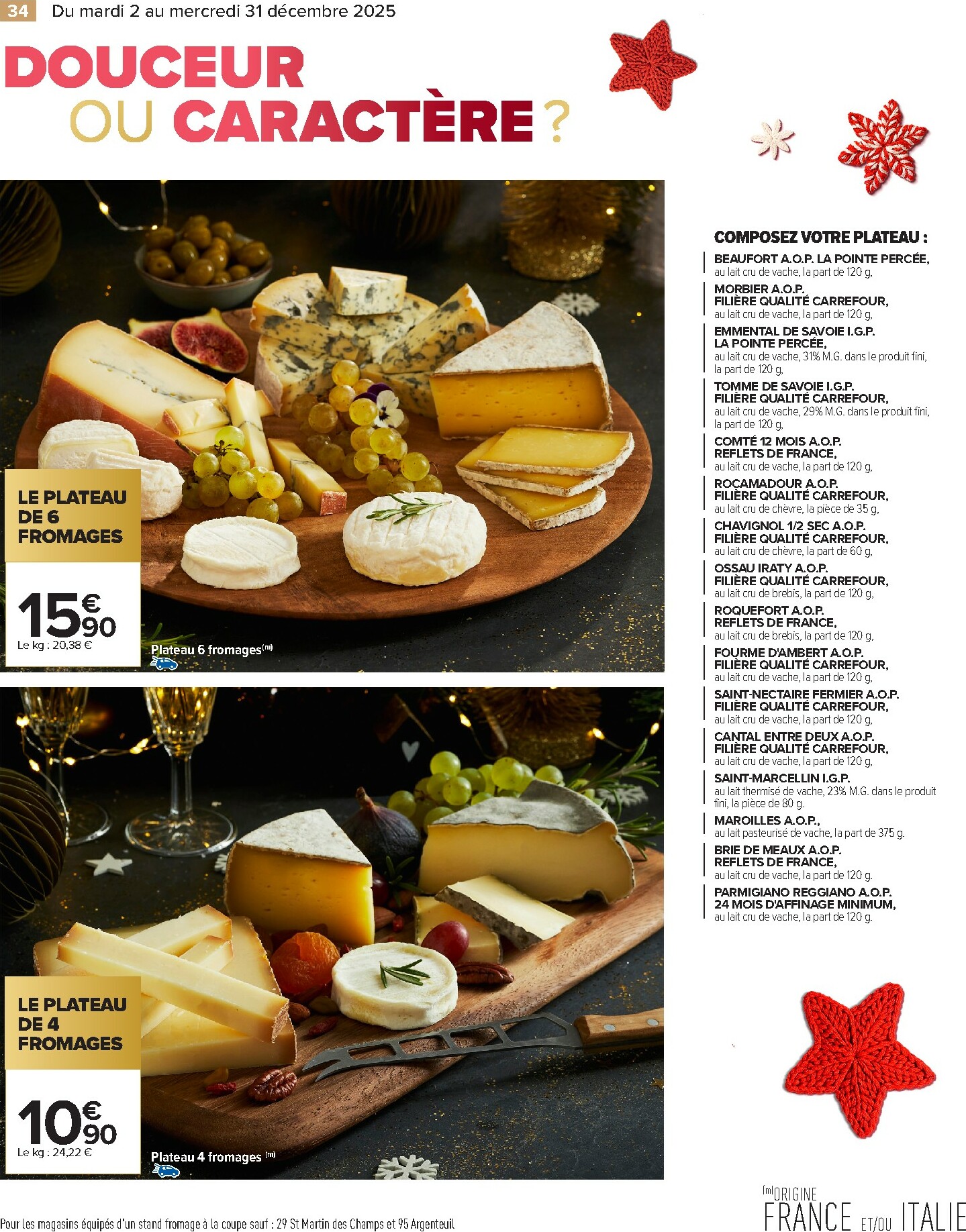 carrefour - Catalogue Carrefour - Traiteur Festif valable du 02/12 au 31/12 - page: 34