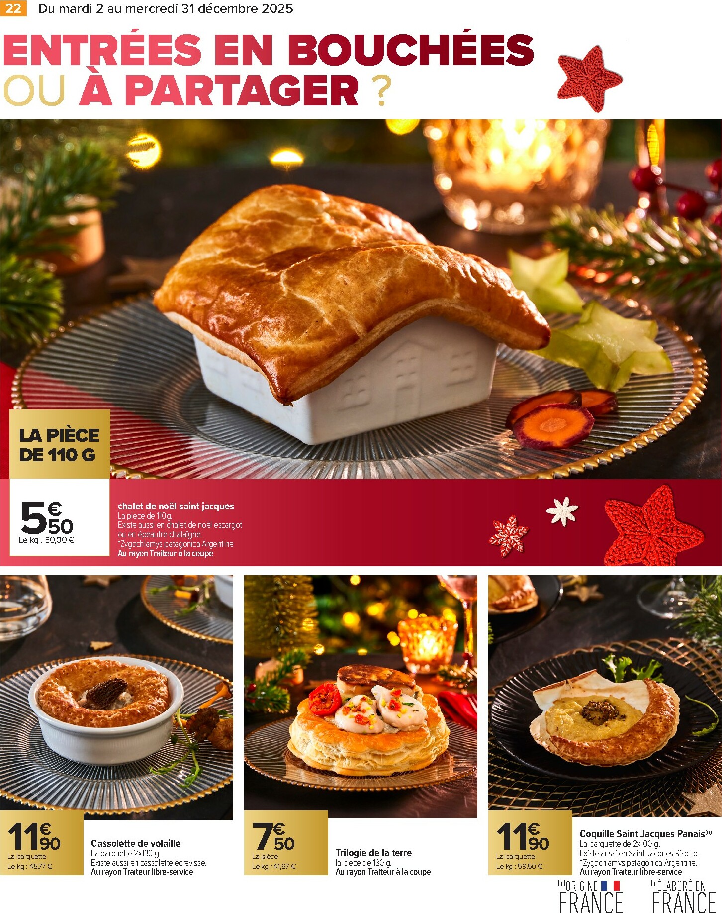 carrefour - Catalogue Carrefour - Traiteur Festif valable du 02/12 au 31/12 - page: 22