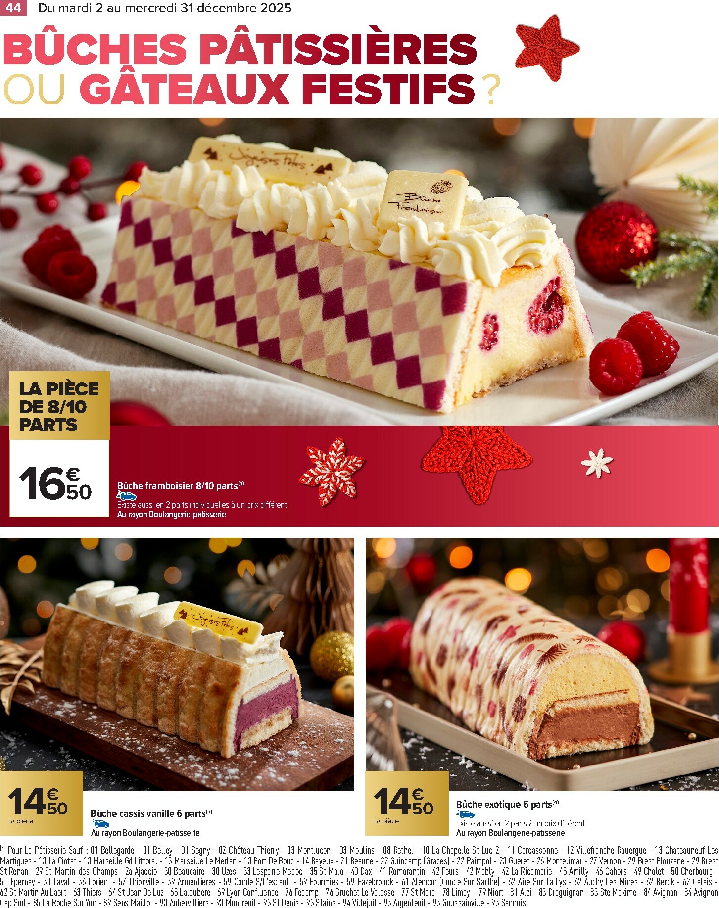 carrefour - Catalogue Carrefour - Traiteur Festif valable du 02/12 au 31/12 - page: 44