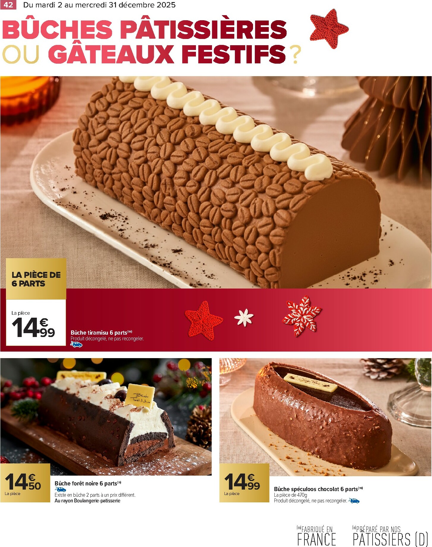 carrefour - Catalogue Carrefour - Traiteur Festif valable du 02/12 au 31/12 - page: 42
