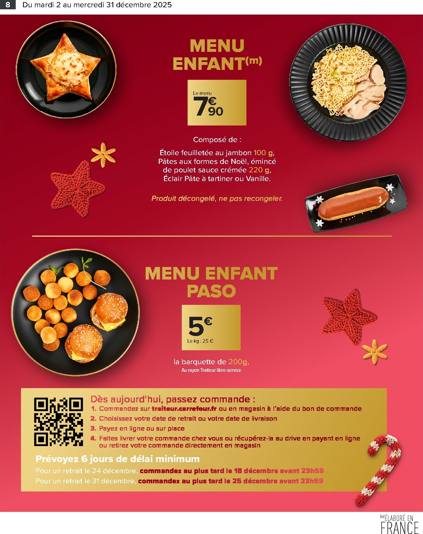 carrefour - Catalogue Carrefour - Traiteur Festif valable du 02/12 au 31/12 - page: 8