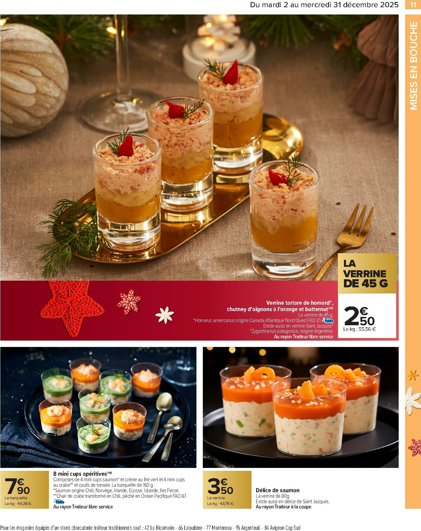 carrefour - Catalogue Carrefour - Traiteur Festif valable du 02/12 au 31/12 - page: 11
