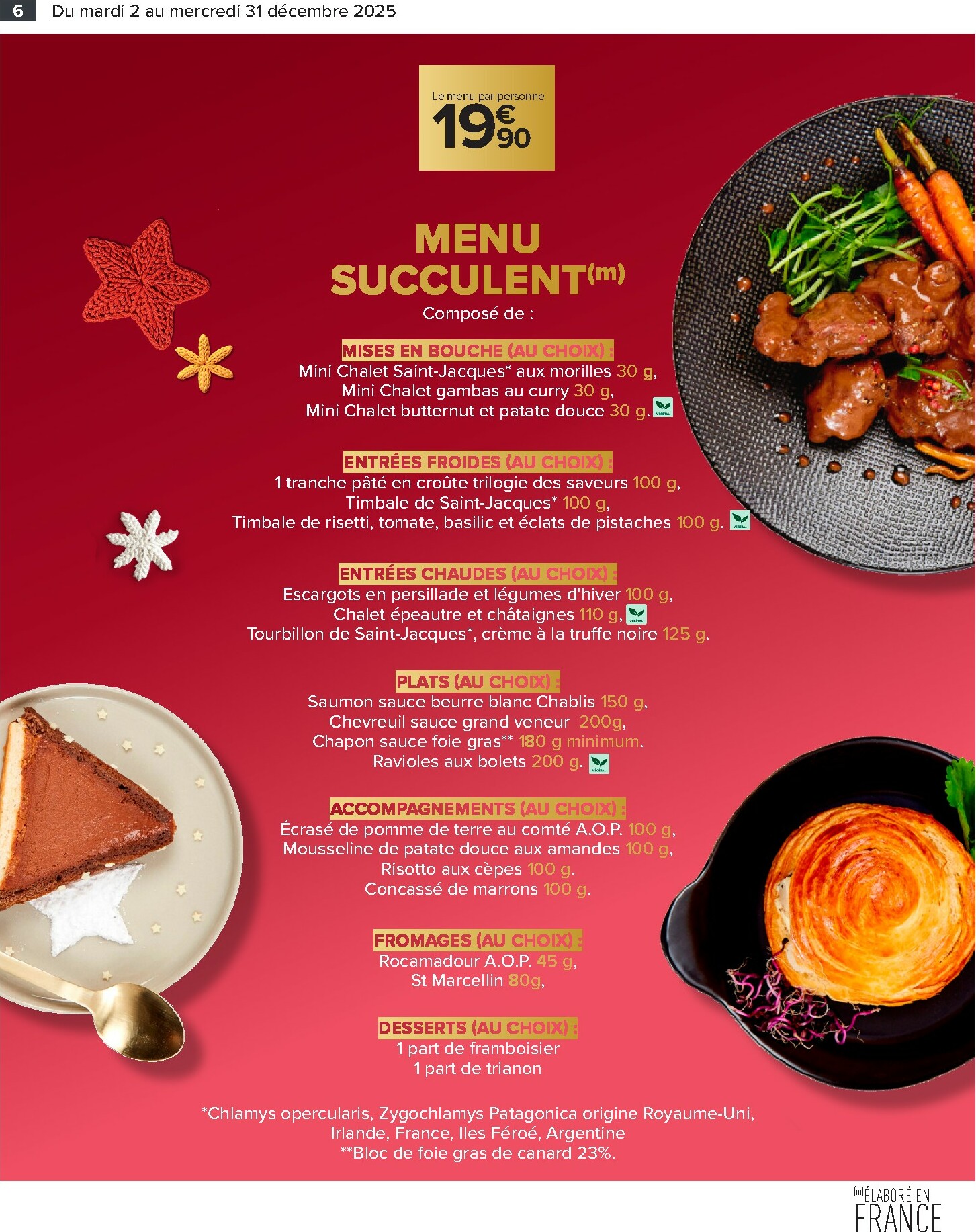carrefour - Catalogue Carrefour - Traiteur Festif valable du 02/12 au 31/12 - page: 6