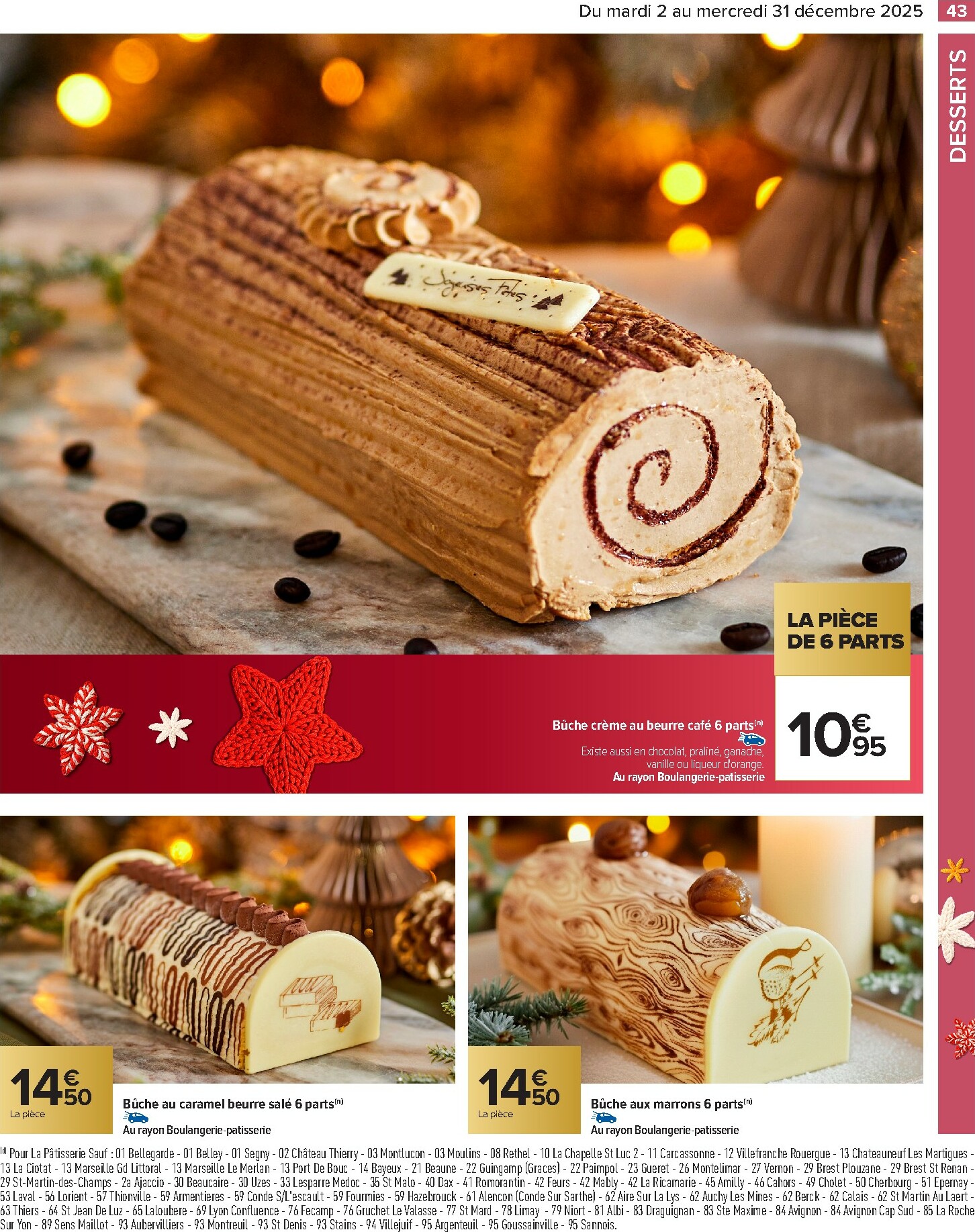 carrefour - Catalogue Carrefour - Traiteur Festif valable du 02/12 au 31/12 - page: 43